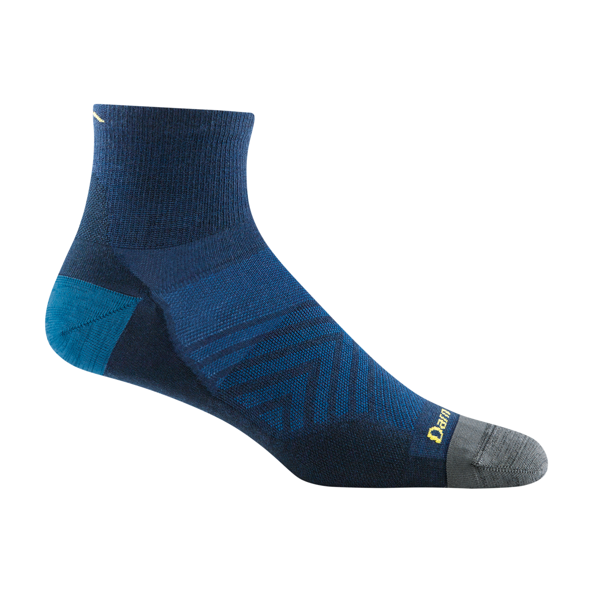 Darn Tough Merino Wool Men's Run Quarter Ultra-Lightweight Running Socks - Image 8