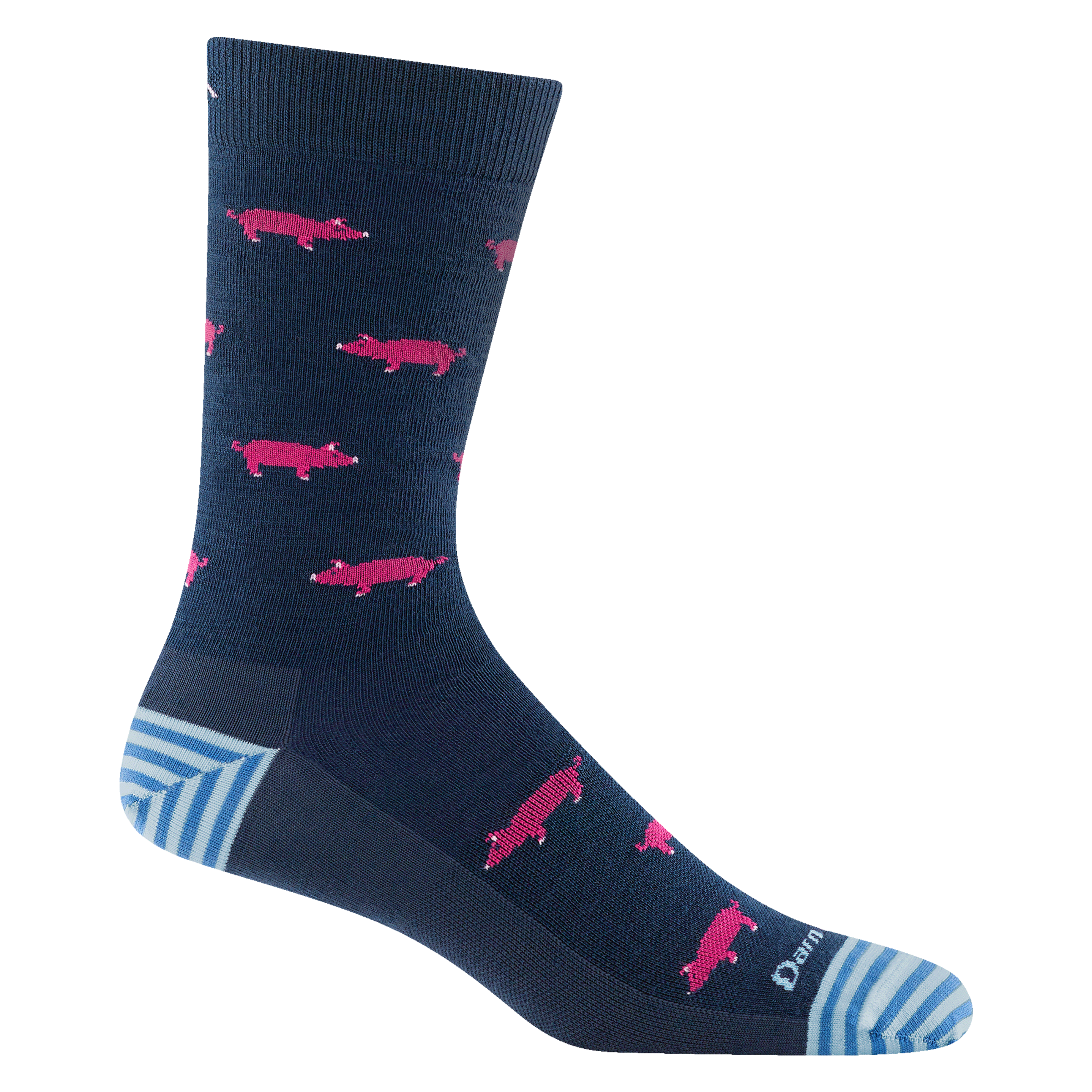 Darn Tough Merino Wool Men's Truffle Hog Crew Lightweight Lifestyle Socks