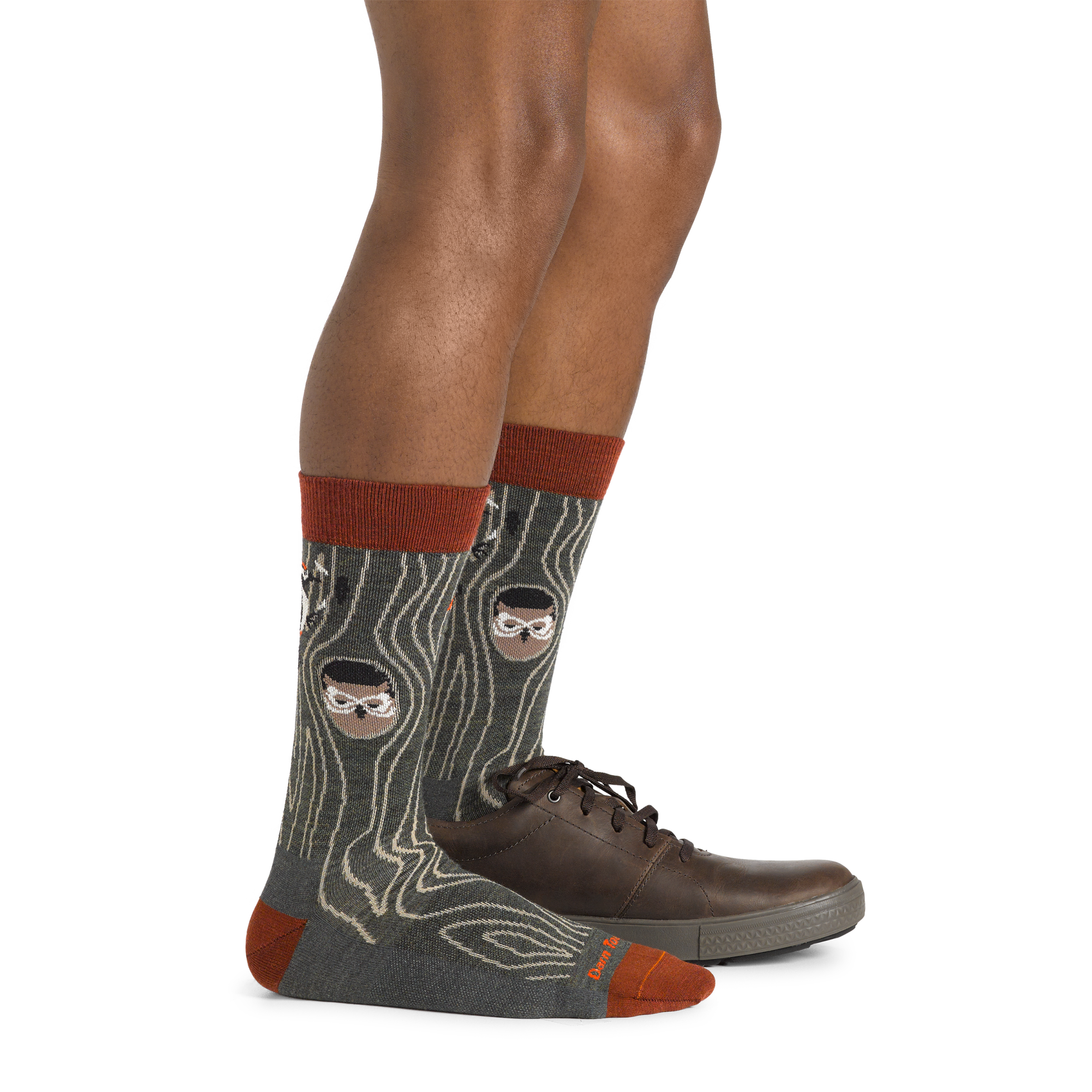 Darn Tough Merino Wool Men's Woody Crew Lightweight Lifestyle Socks - Image 5