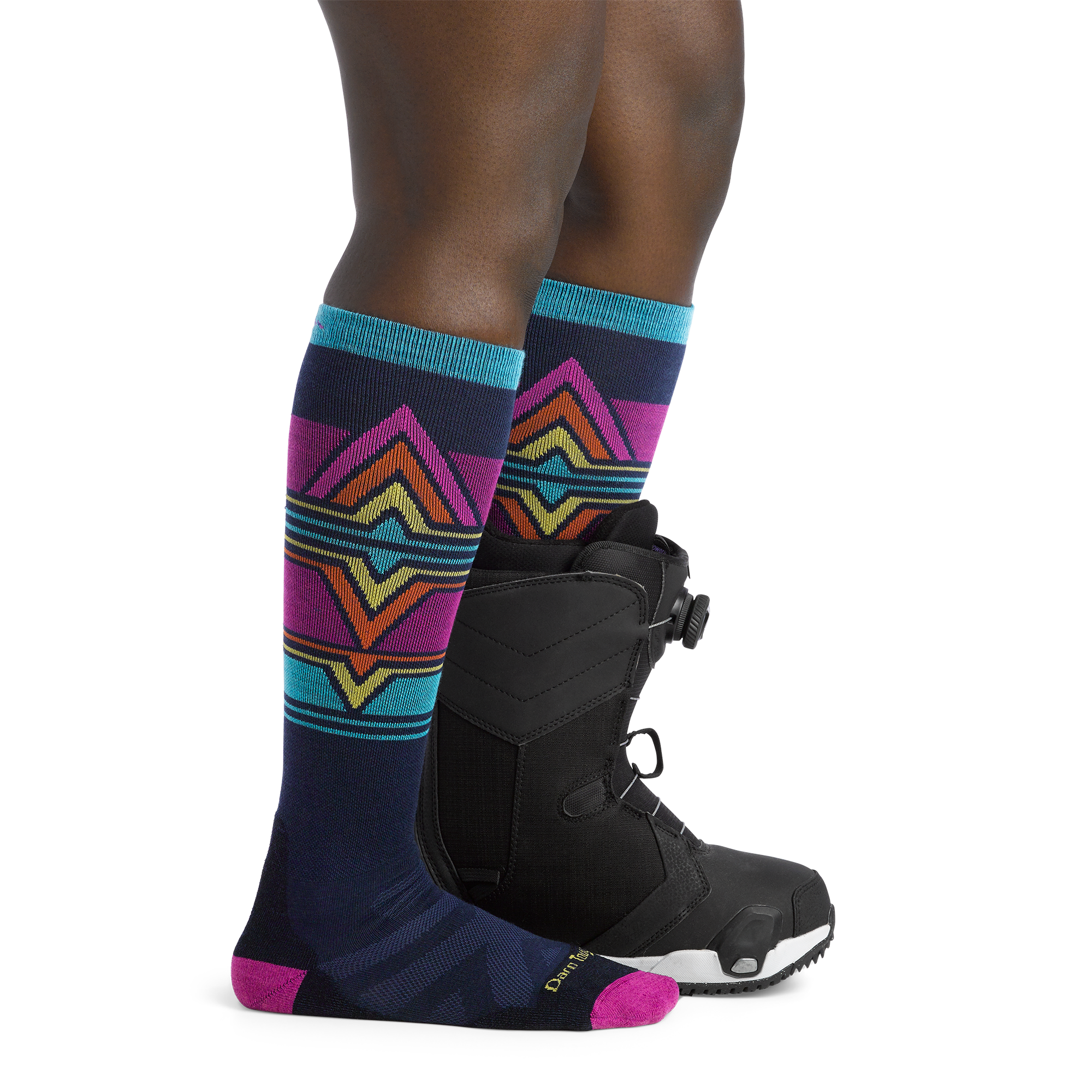 Darn Tough Merino Wool Women's Echo Over-the-Calf Midweight Ski & Snowboard Socks - Image 3