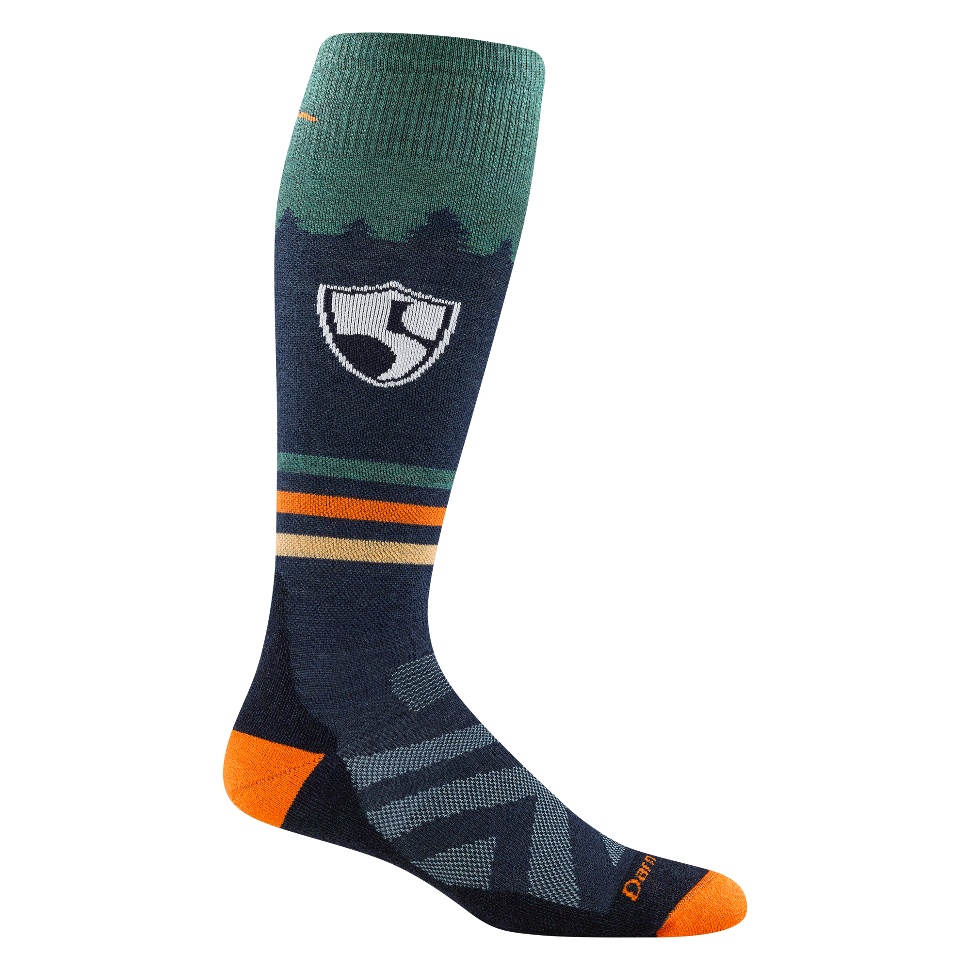 Darn Tough Merino Wool High Fives Over-the-Calf Midweight Ski & Snowboard Socks - Image 4