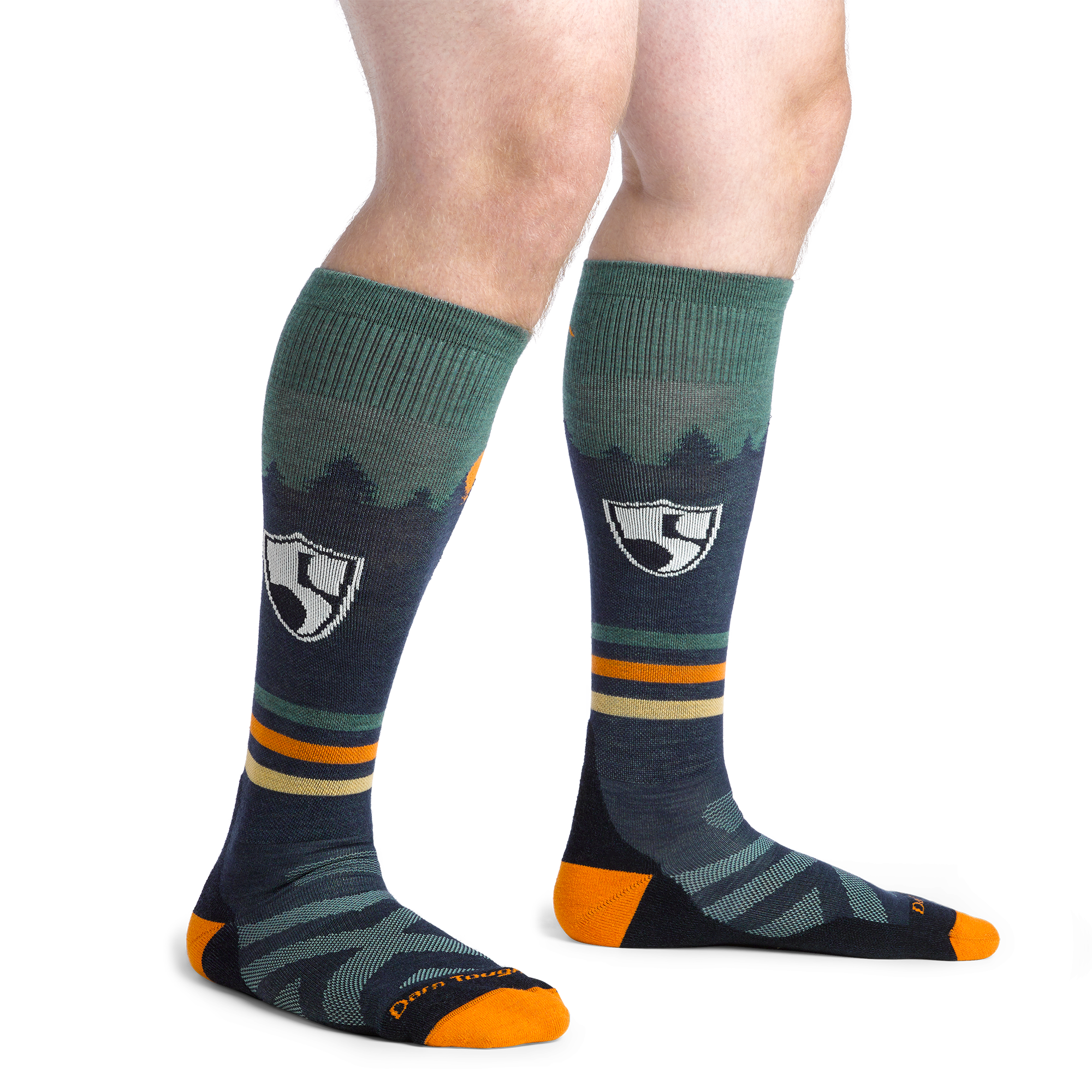 Darn Tough Merino Wool High Fives Over-the-Calf Midweight Ski & Snowboard Socks - Image 3