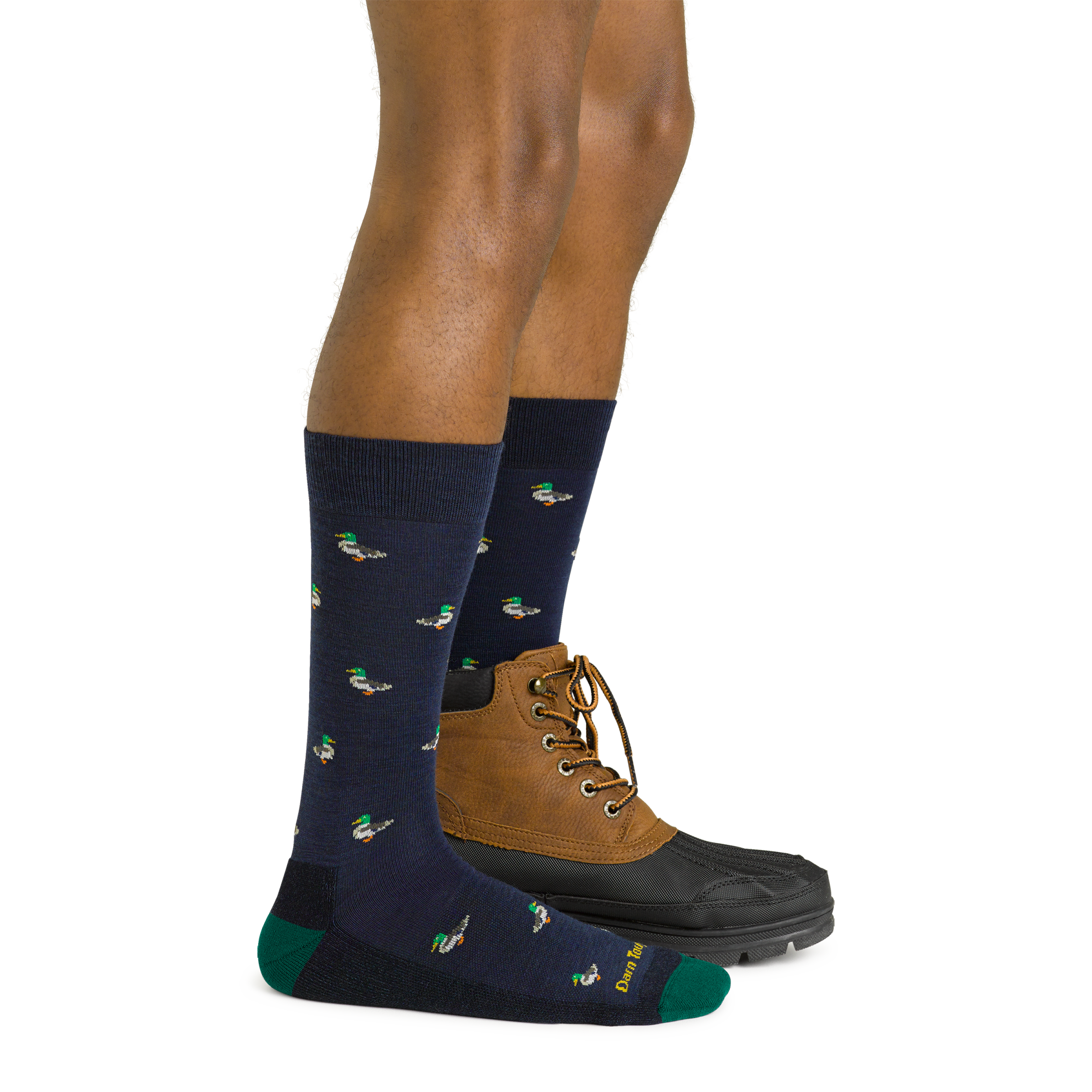 Darn Tough Merino Wool Men's Duck Duck Moose Crew Lightweight Lifestyle Socks - Image 4