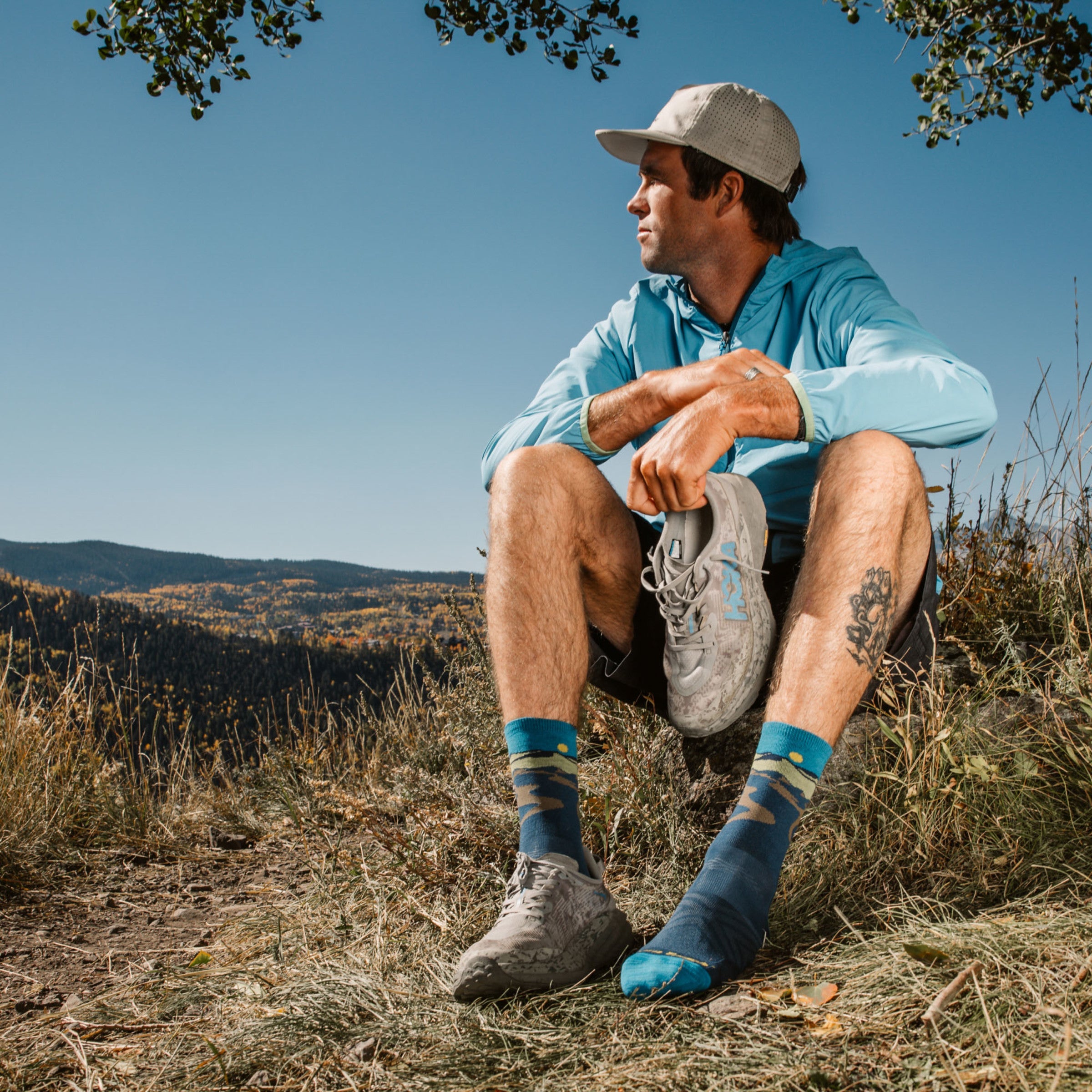 Darn Tough Merino Wool Men's Ridge Runner Micro Crew Ultra-Lightweight Running Socks - Image 6