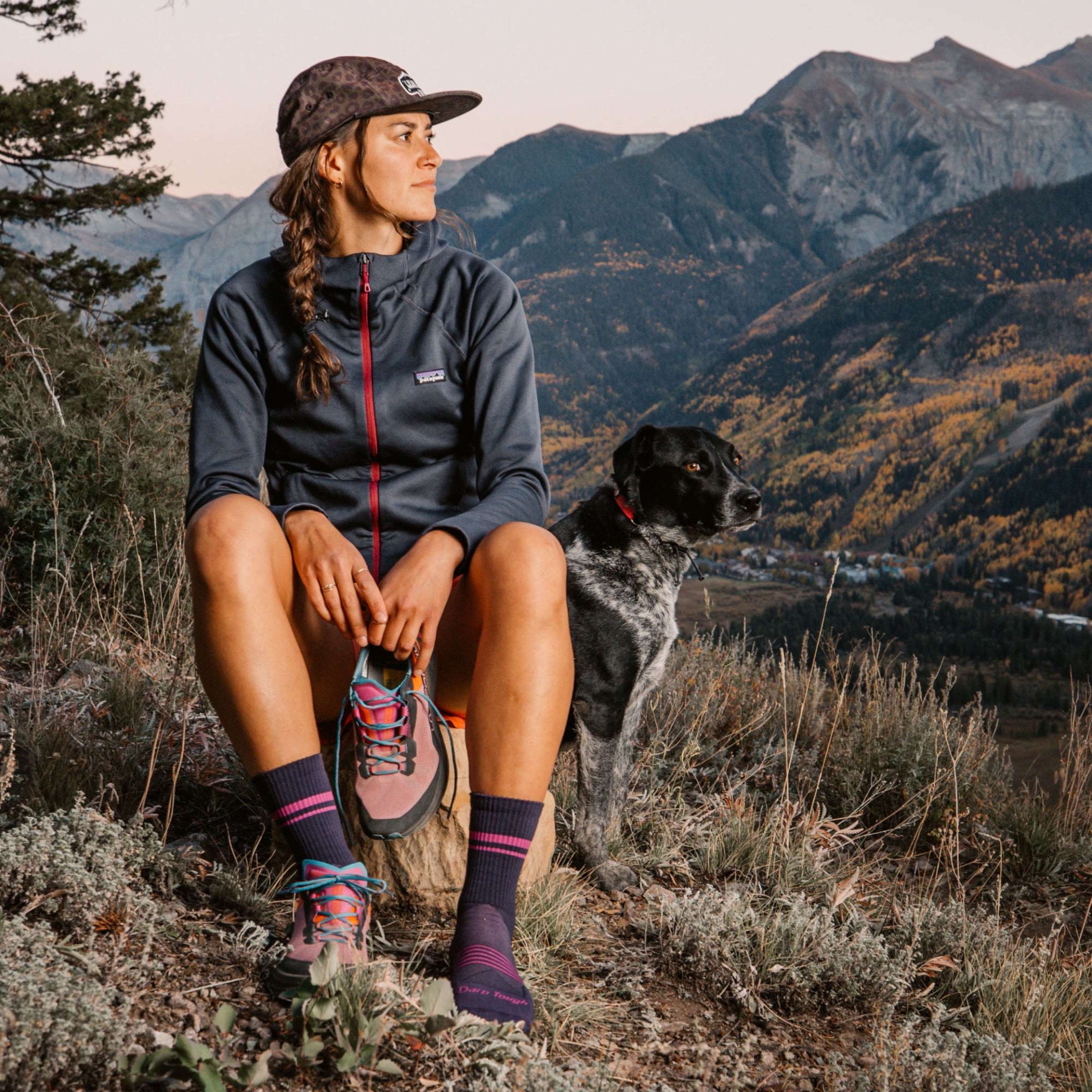 Darn Tough Merino Wool Women's Element Micro Crew Lightweight Running Socks - Image 3