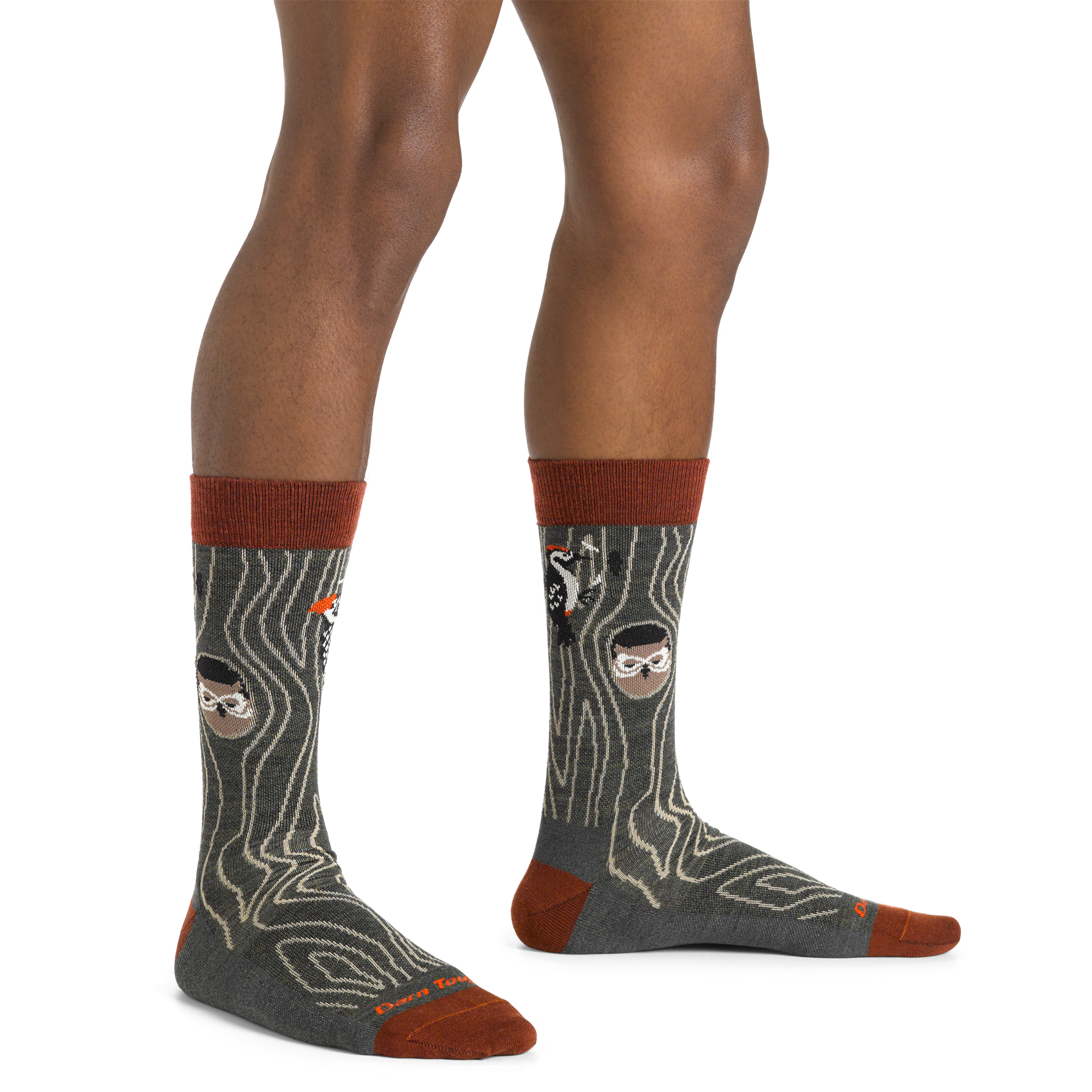 Darn Tough Merino Wool Men's Woody Crew Lightweight Lifestyle Socks - Image 6