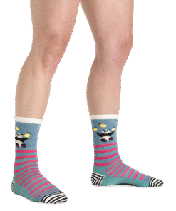 Alternative view of Darn Tough Merino Wool Women's Animal Haus Crew Lightweight Lifestyle Sock - Last Chance