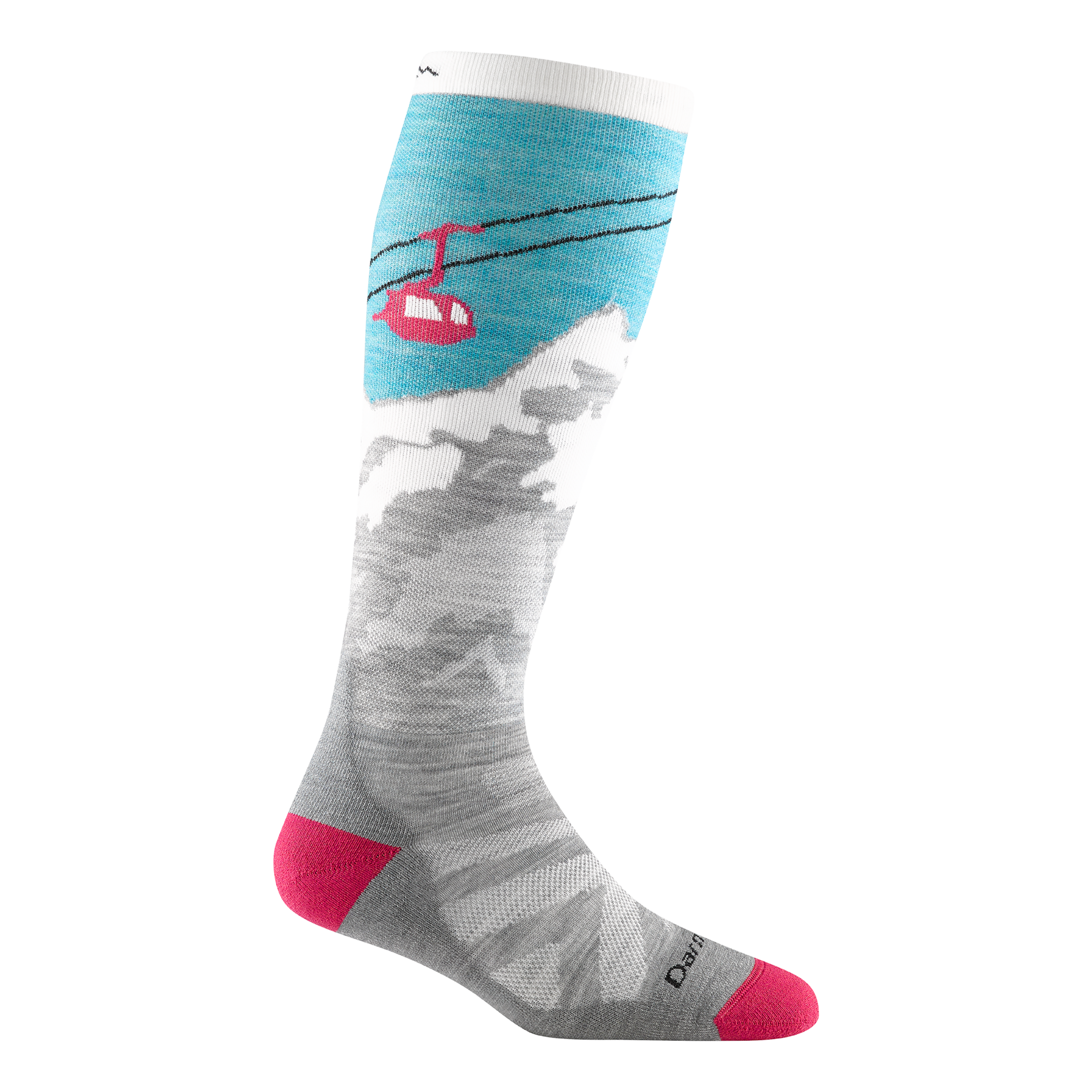 Darn Tough Merino Wool Women's Yeti Over-the-Calf Midweight Ski & Snowboard Socks