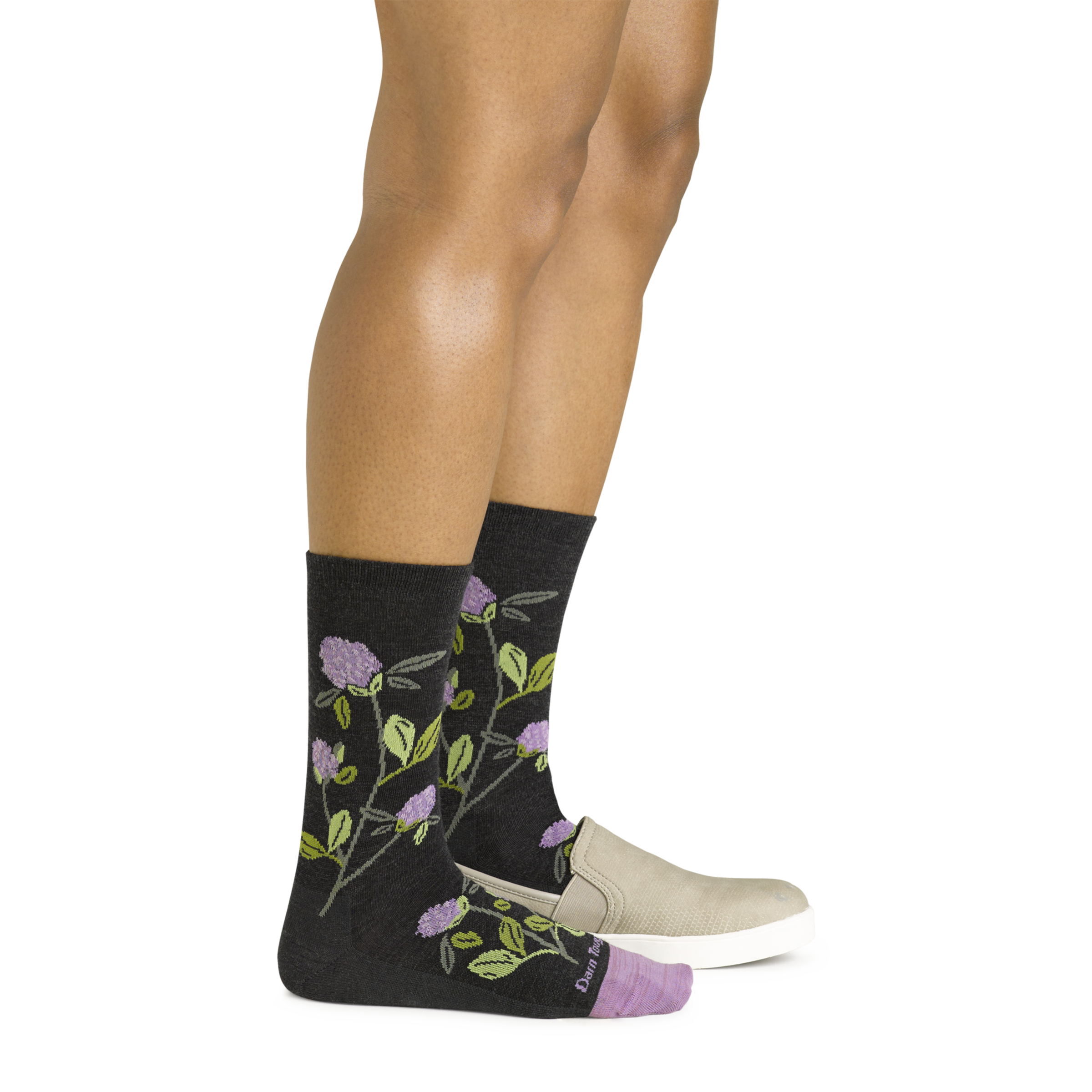 Darn Tough Merino Wool Women's Blossom Crew Lightweight Lifestyle Socks - Image 8