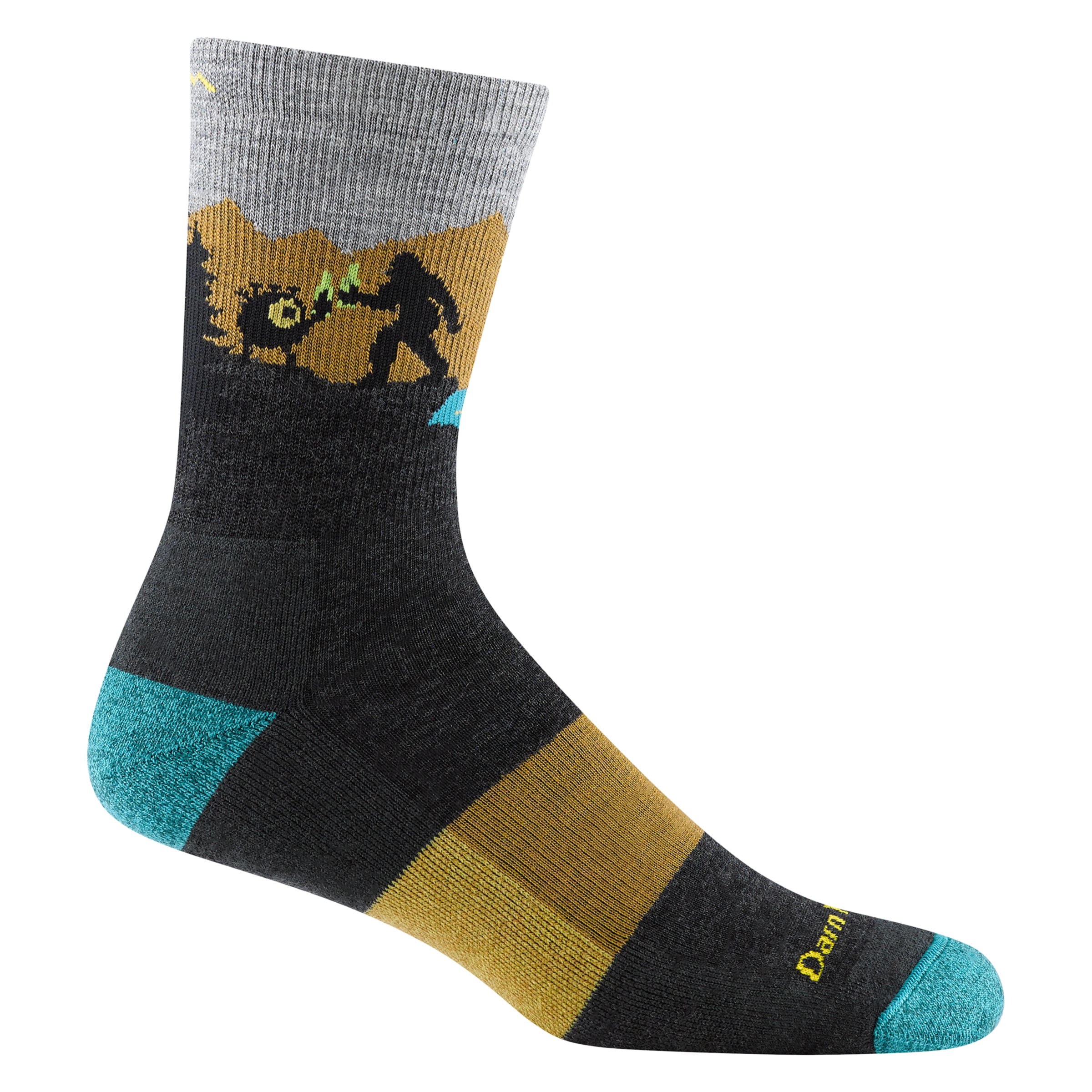 Darn Tough Merino Wool Men's Close Encounters Micro Crew Midweight Hiking Socks - Image 7
