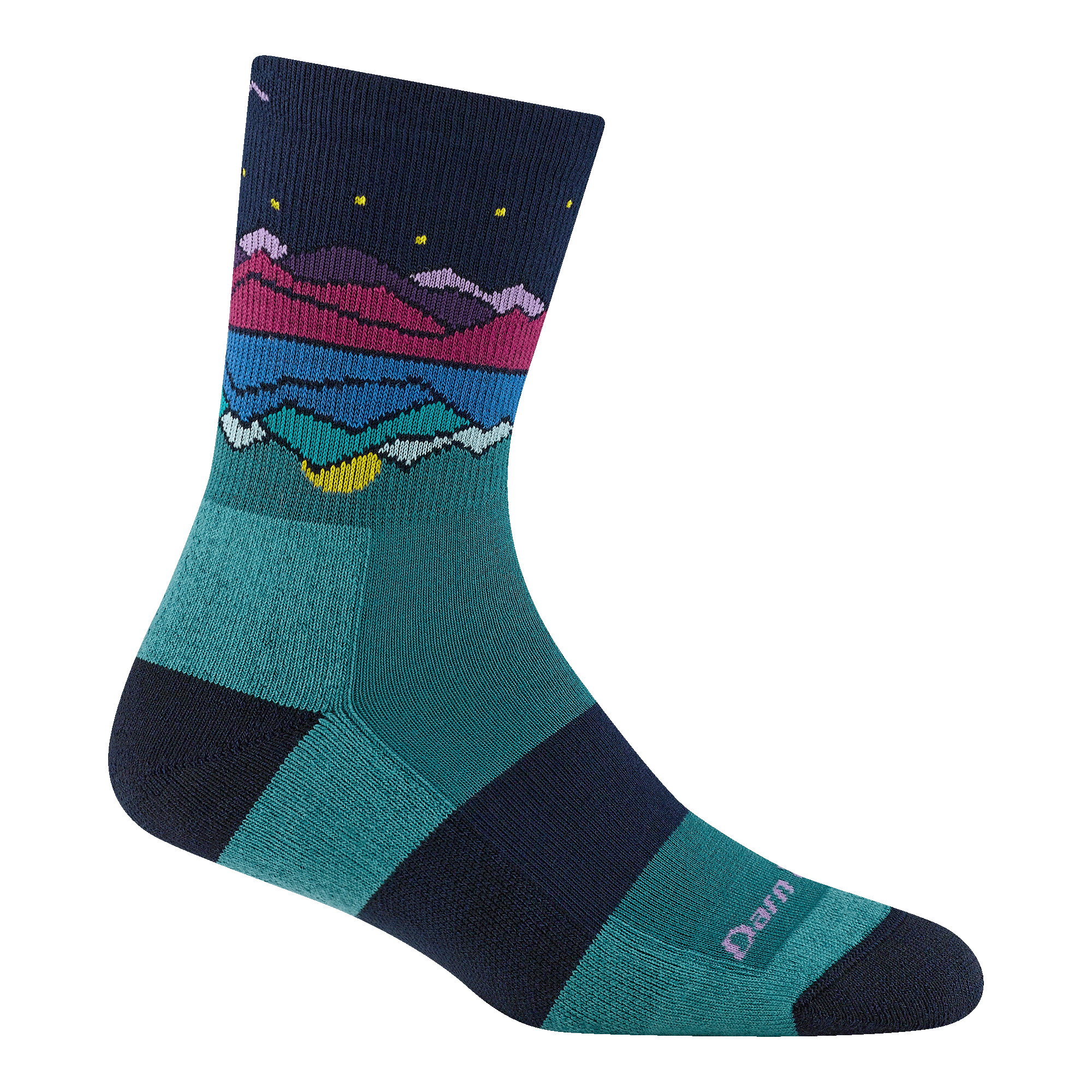 Darn Tough Merino Wool Women's Mirror Lake Micro Crew Midweight Hiking Socks - Image 2