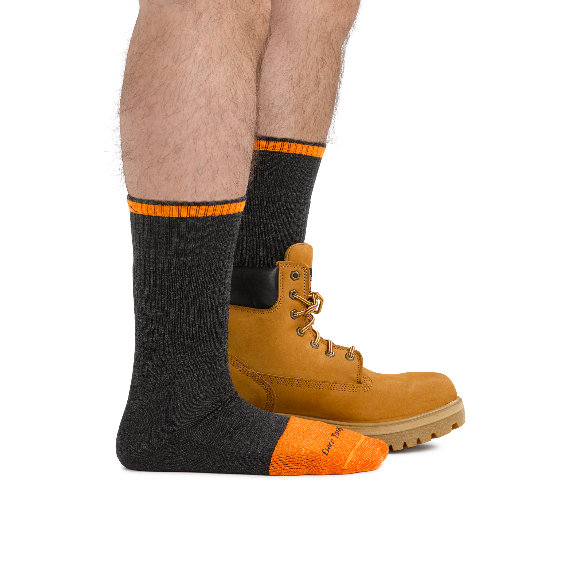 Darn Tough Merino Wool Men's Steely Boot Midweight Work Socks - Image 4