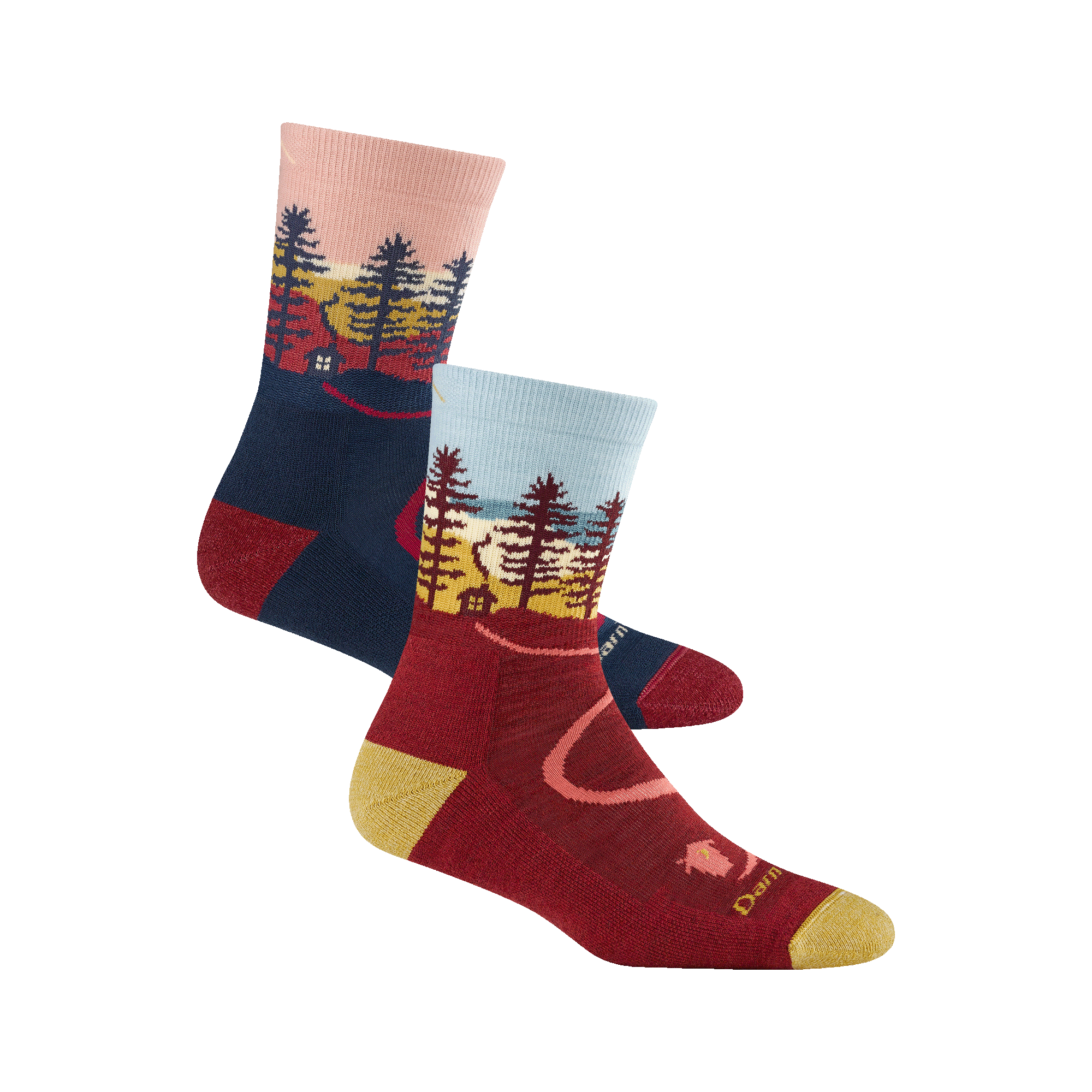 Darn Tough Merino Wool Women's Limited Edition Northwoods Hiking Sock 2-Pack - Image 7