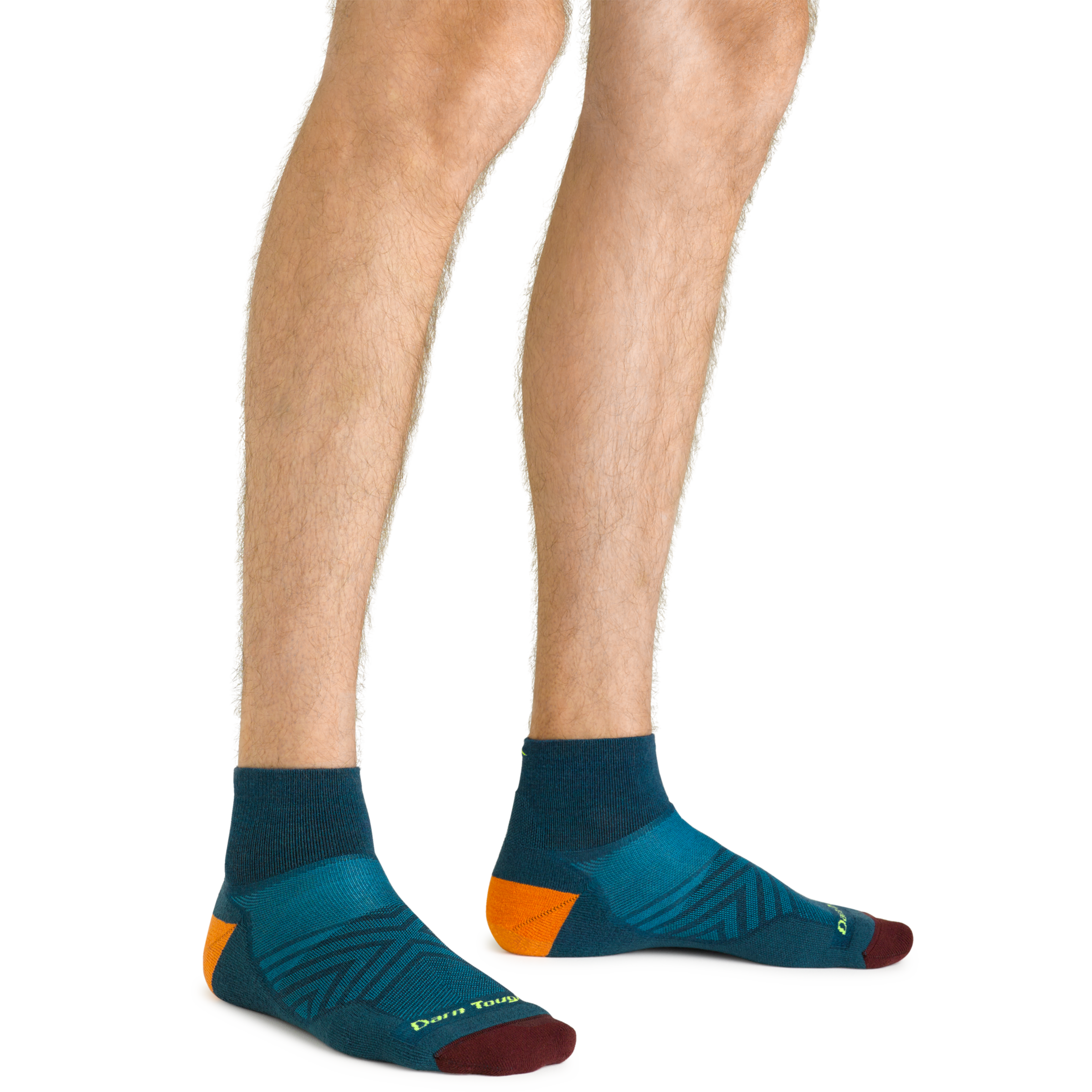 Darn Tough Merino Wool Men's Run Quarter Cushioned Ultra-Lightweight Running Socks - Image 4