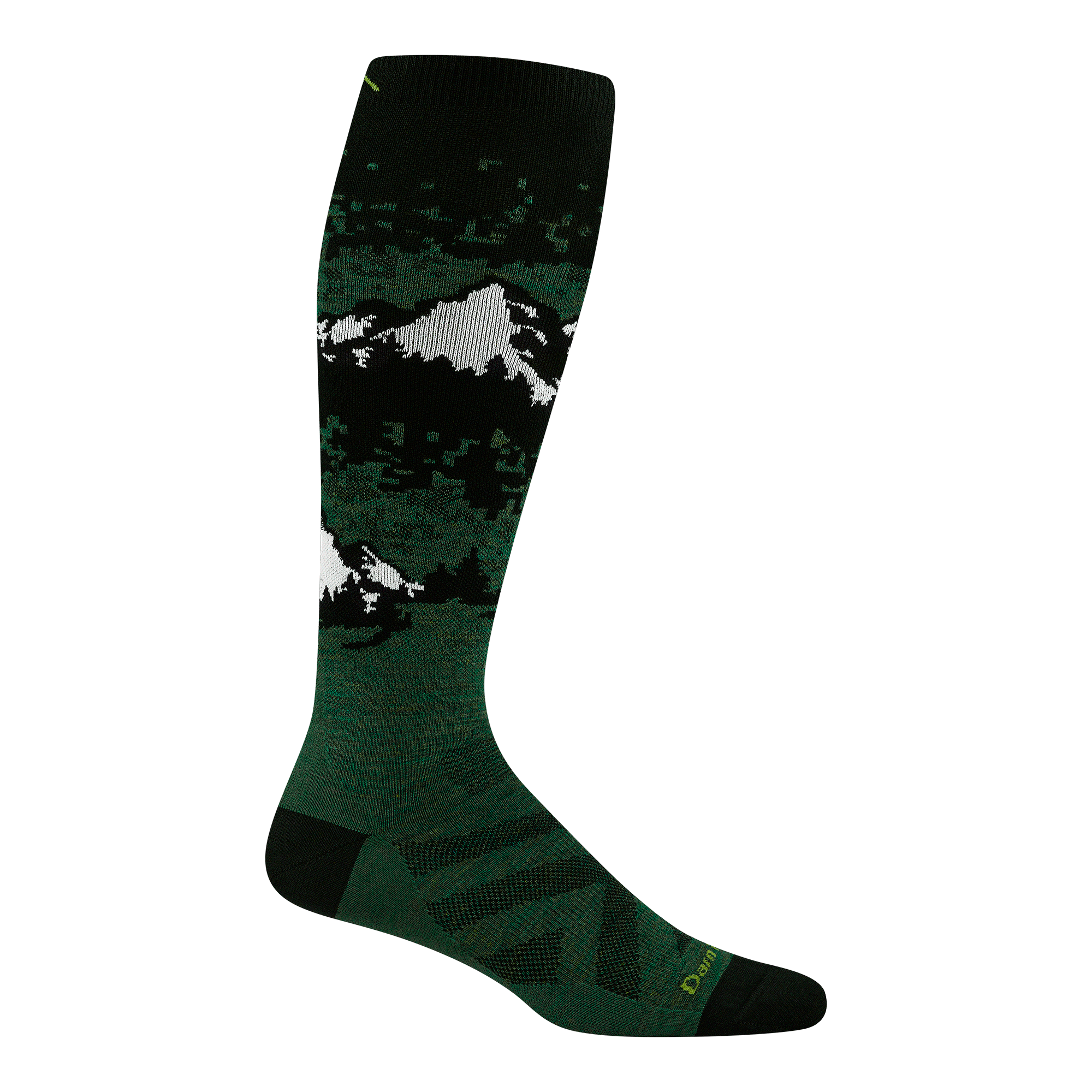 Darn Tough Merino Wool Men's Cold Smoke Over-the-Calf Lightweight Ski & Snowboard Socks