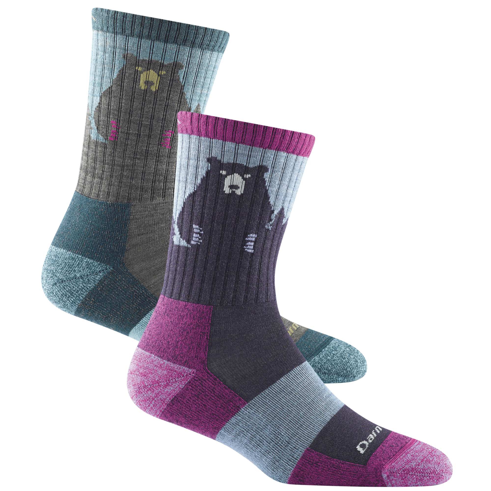 Darn Tough Merino Wool Women's Bear Town 2-Pack