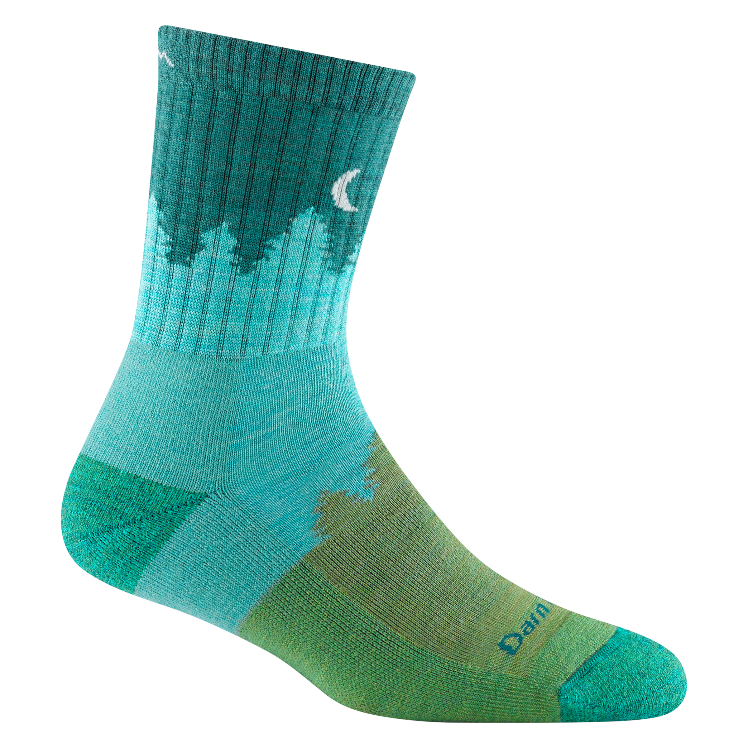 Darn Tough Merino Socks Women's Treeline Micro Crew Midweight Hiking Socks - Image 3