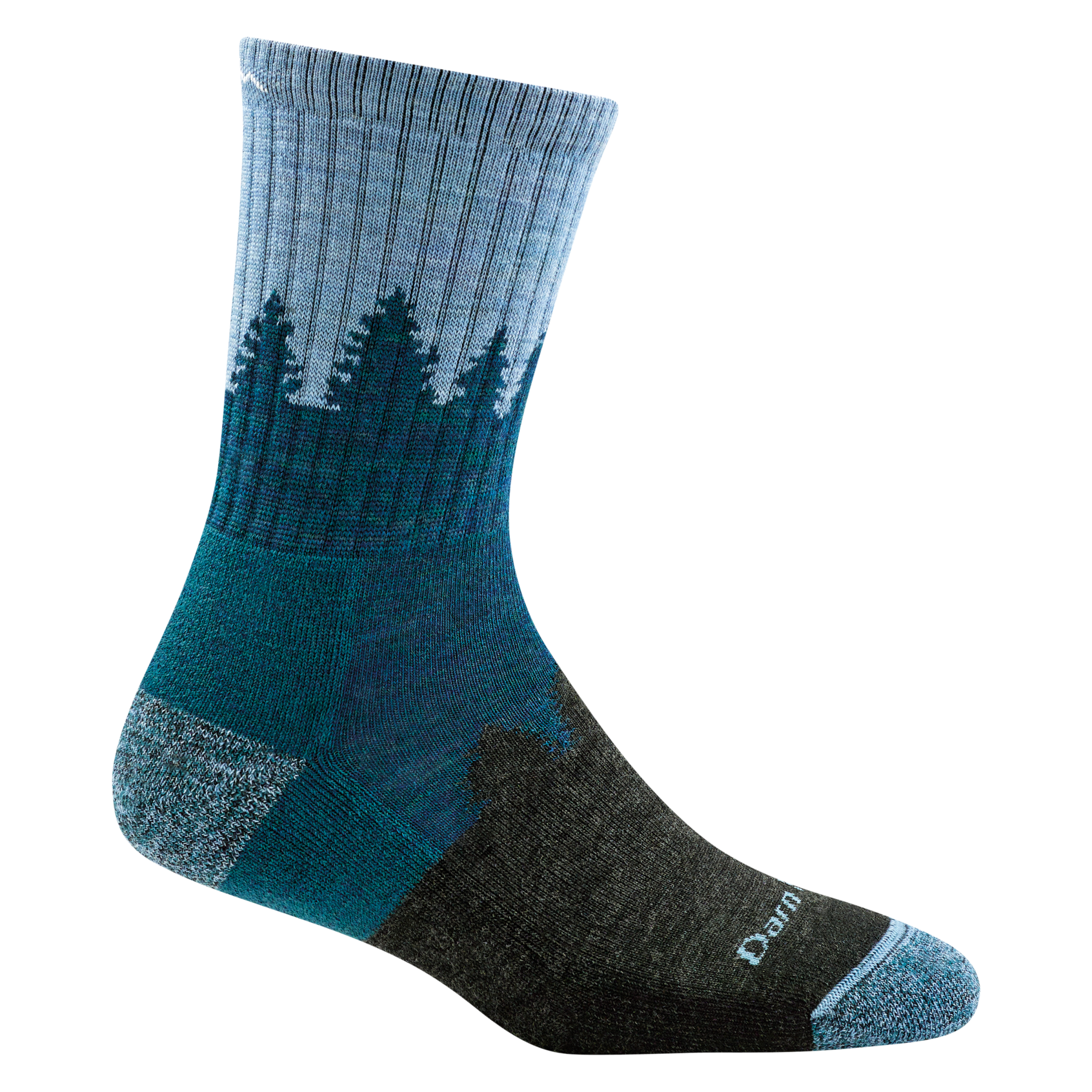 Darn Tough Merino Socks Women's Treeline Micro Crew Midweight Hiking Socks - Image 2