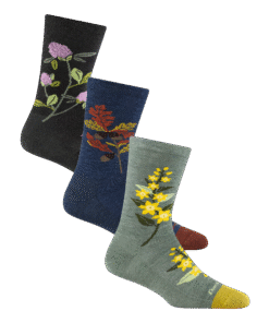 Darn Tough Merino Wool Women's Blossom Bouquet Lifestyle Crew 3-Pack