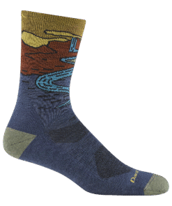 Alternative view of Darn Tough Merino Wool Men's Chasing Waterfalls Micro Crew Lightweight Hiking Socks