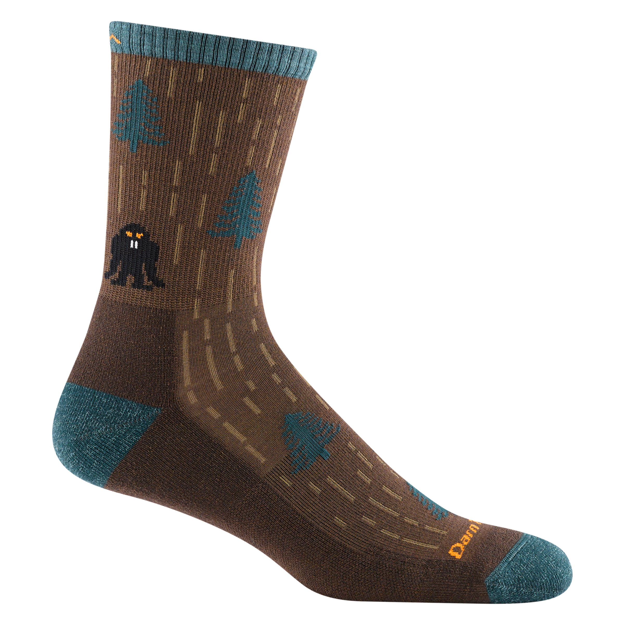 Darn Tough Merino Wool Men's Yarn Goblin Micro Crew Lightweight Hiking Sock-Last Chance - Image 7