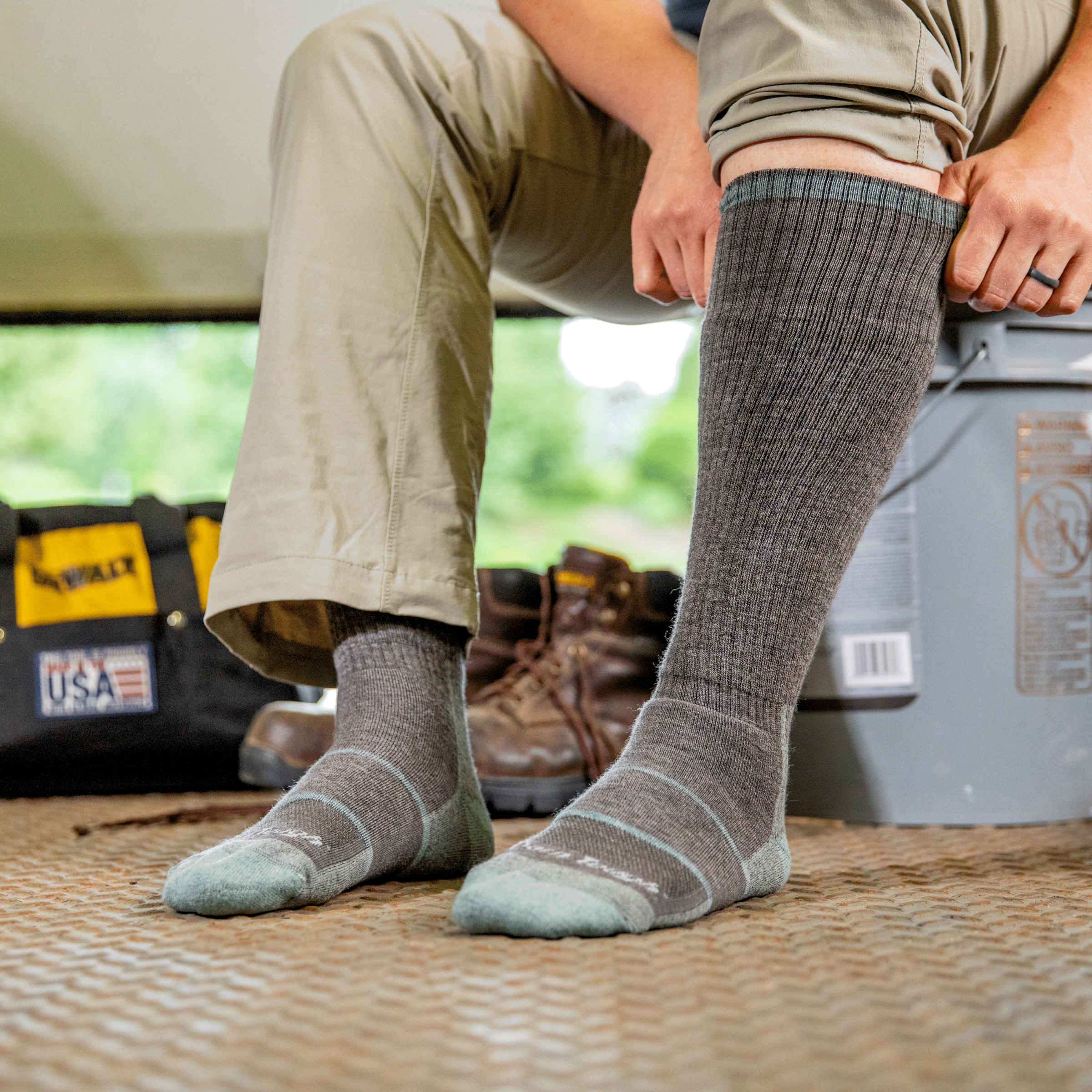 Darn Tough Merino Wool Women's Mary Fields Over-the-Calf Midweight Work Sock - Image 4
