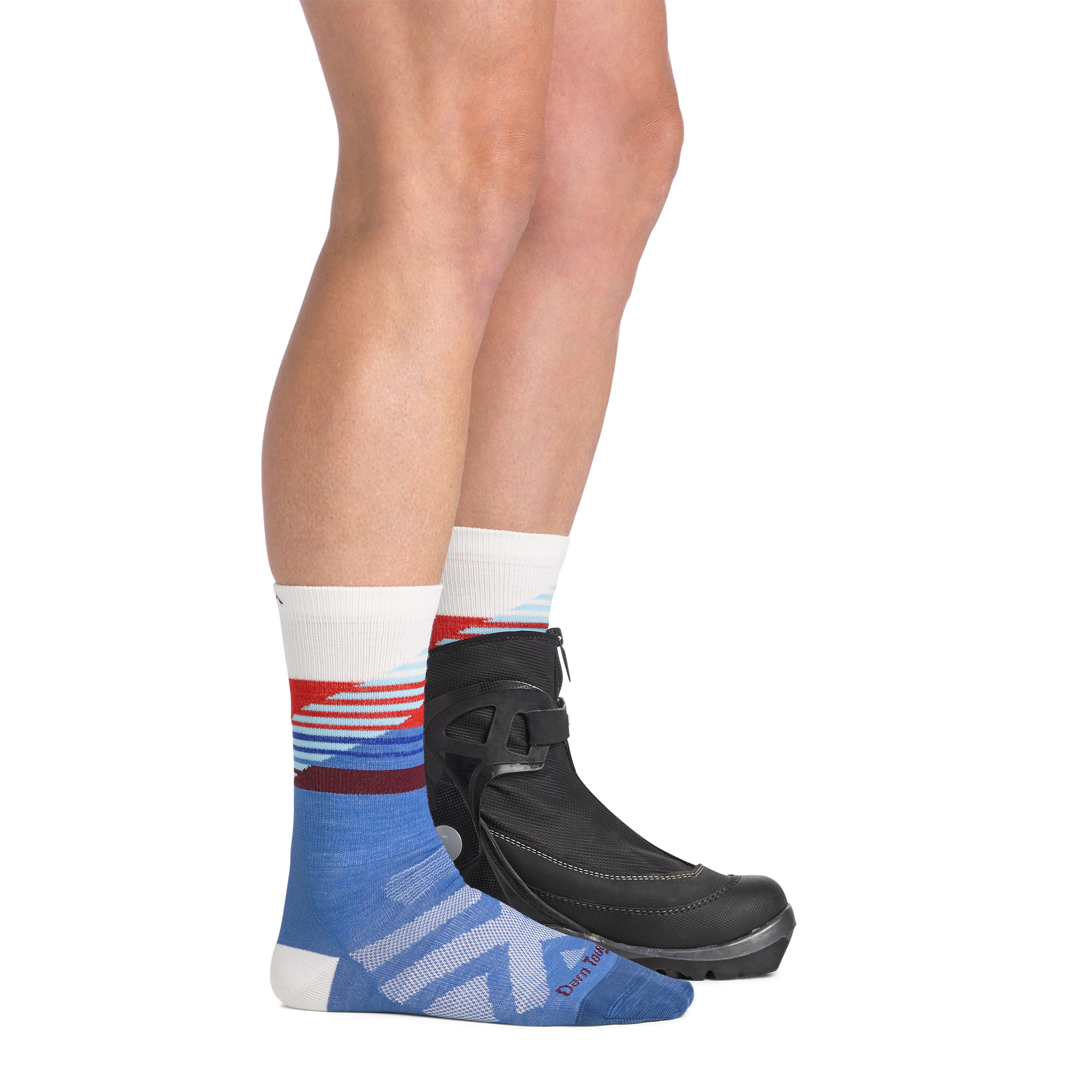 Darn Tough Merino Wool Women's Lillehammer Nordic Boot Lightweight Ski & Snowboard Socks - Image 2