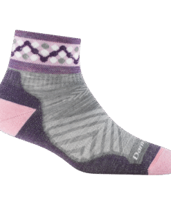 Darn Tough Merino Socks Women's Throwback Quarter  Ultra-Lightweight Running Sock-Last Chance