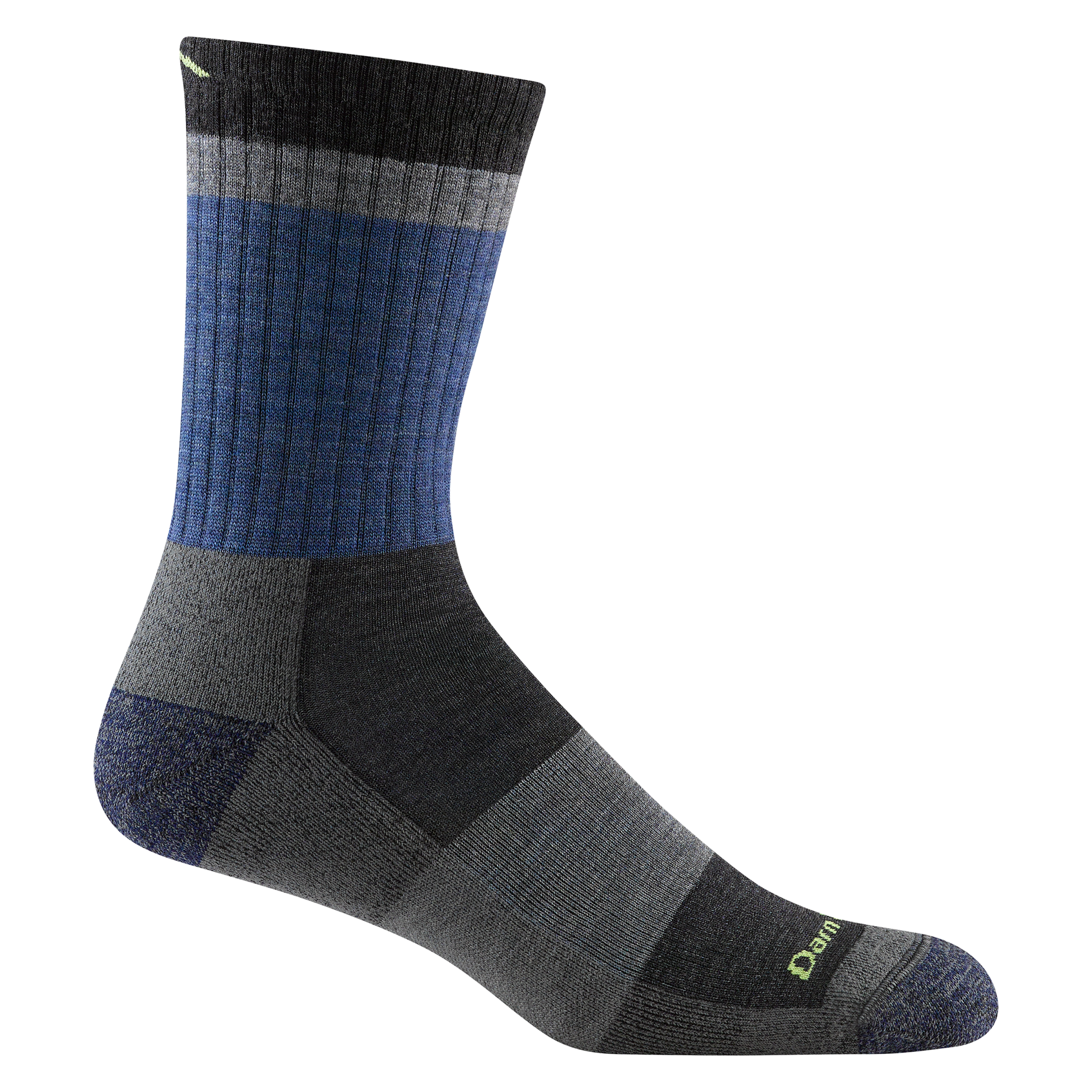 Darn Tough Merino Wool Men's Heady Stripe Micro Crew Lightweight Hiking Socks - Image 3