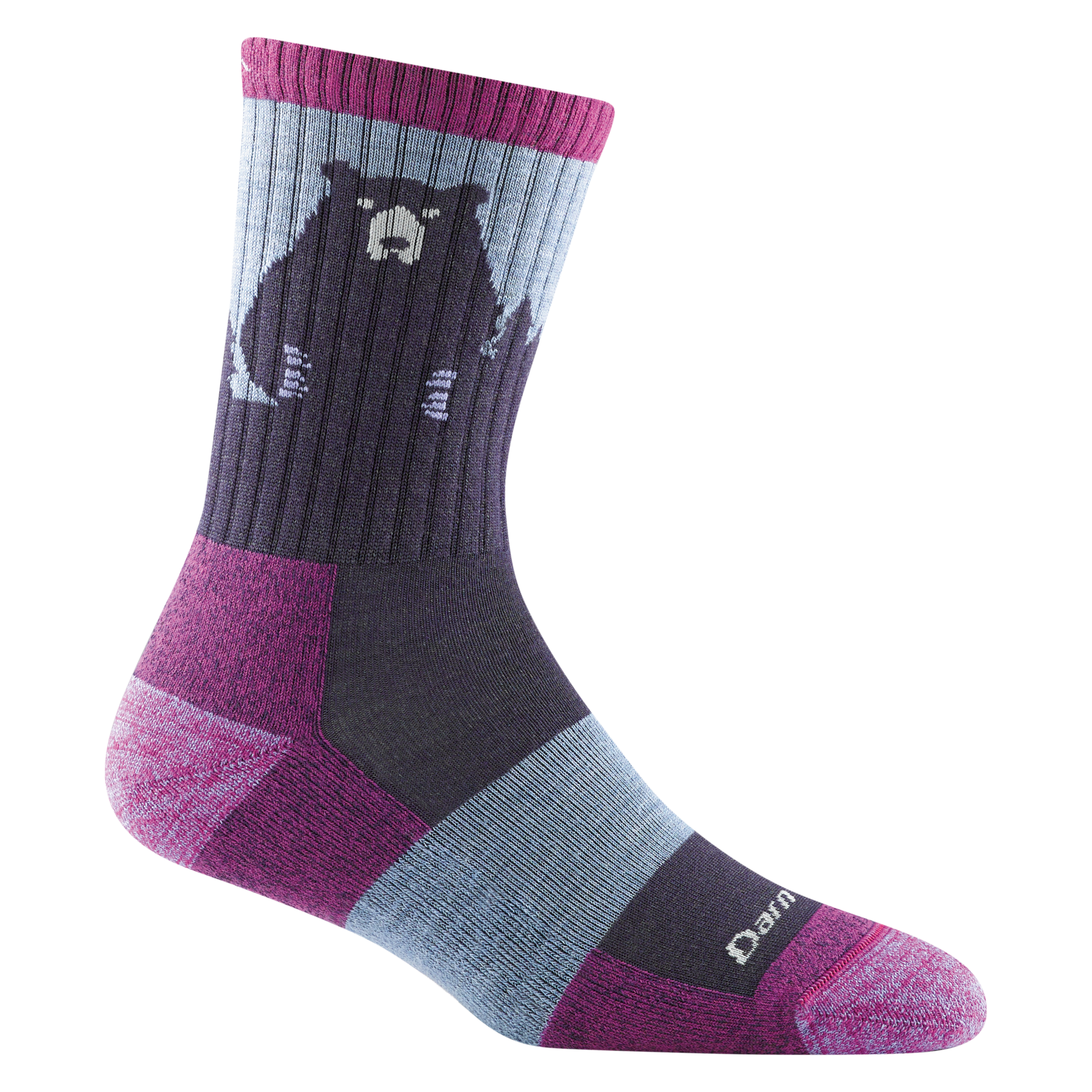 Darn Tough Merino Wool Men's and Women's Bear 2-Pack Hiking Socks - Image 5