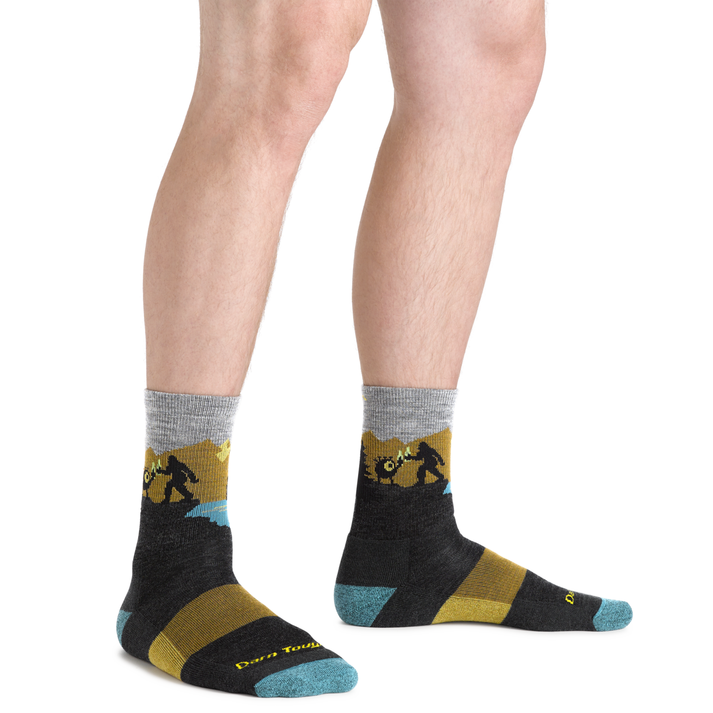 Darn Tough Merino Wool Men's Close Encounters Micro Crew Midweight Hiking Socks - Image 9