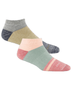 Darn Tough Merino Wool Men's and Women's Apres Heavyweight No Show 2-Pack