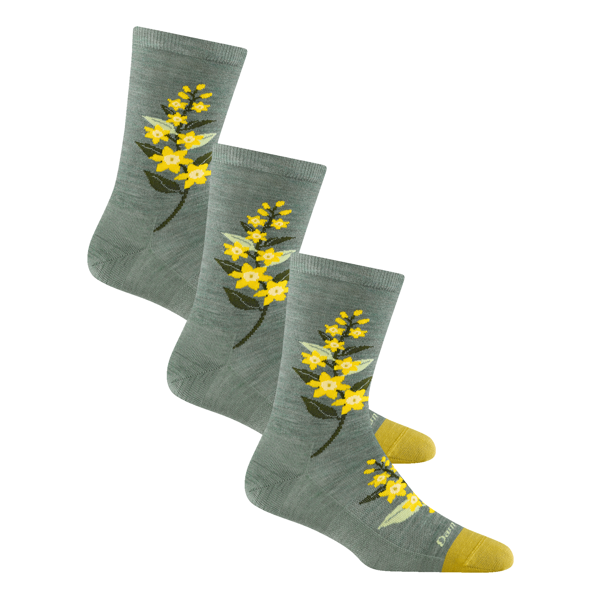Darn Tough Merino Wool Women's Blossom Bouquet Lifestyle Crew 3-Pack - Image 3