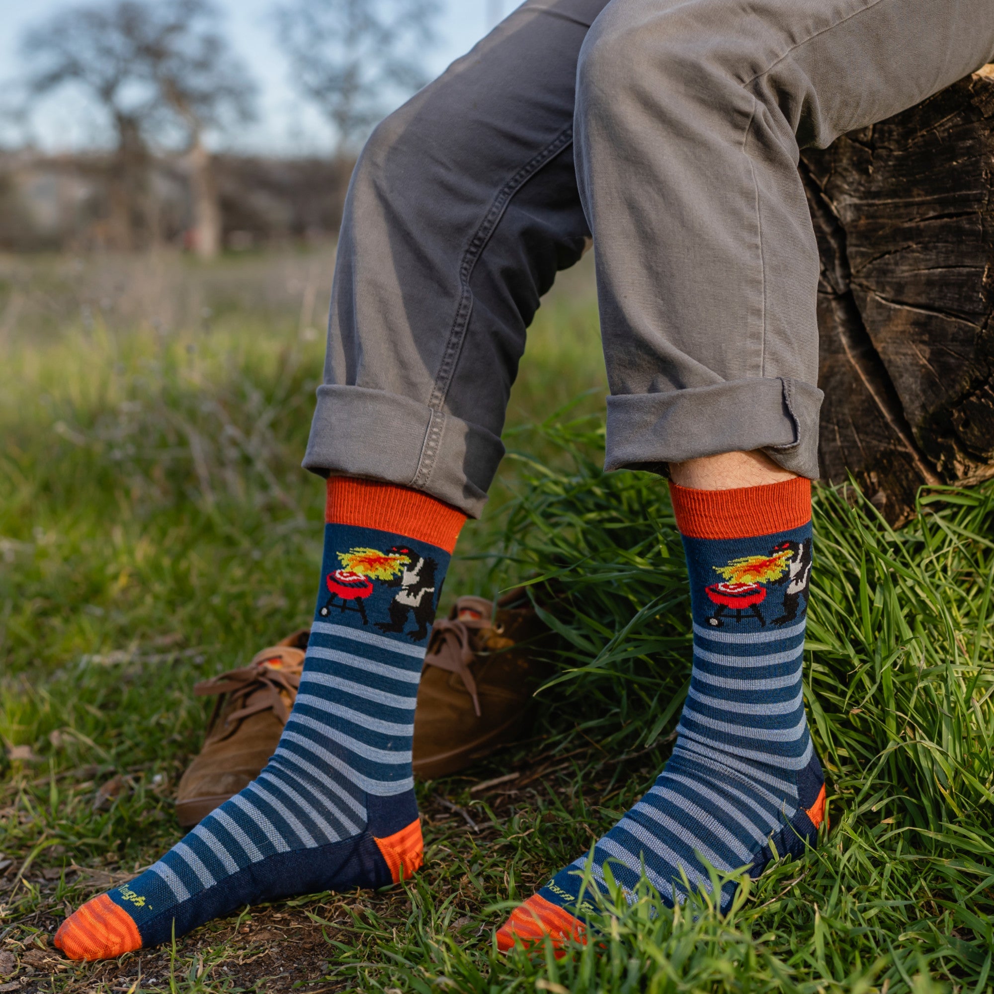 Darn Tough Merino Wool Men's Animal Haus Crew Lightweight Lifestyle Socks - Image 16