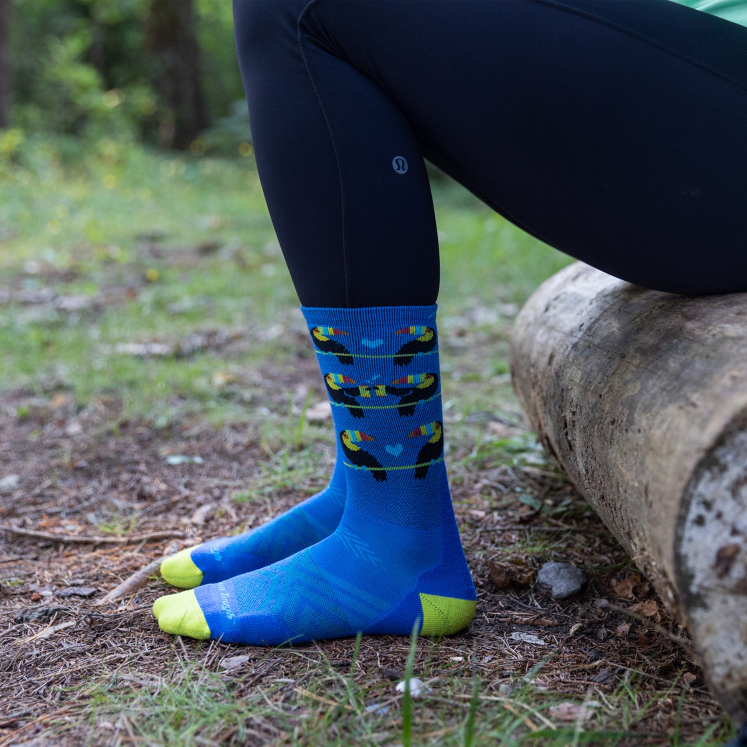 Darn Tough Merino Wool Women's Toco Loco Micro Crew Ultra-Lightweight Running Sock-Last Chance - Image 4
