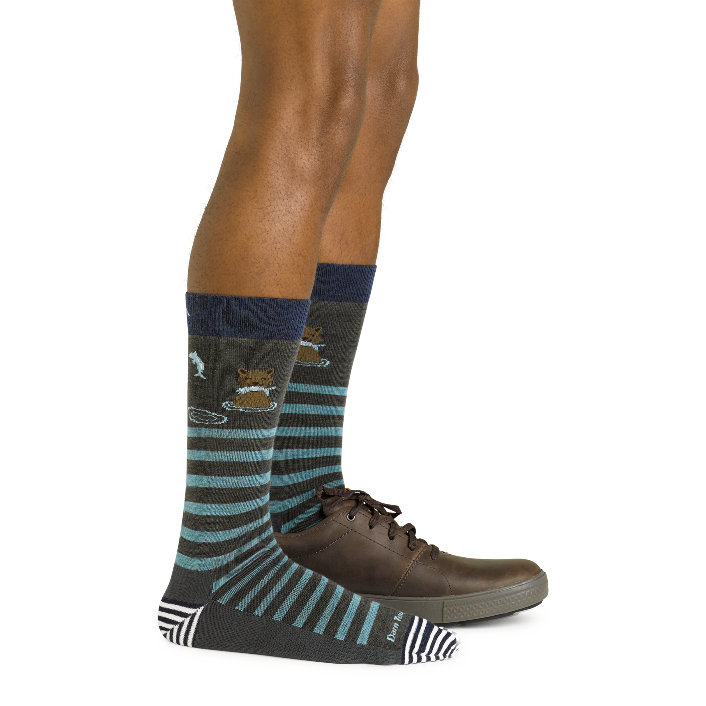 Darn Tough Merino Wool Men's Animal Haus Crew Lightweight Lifestyle Socks - Image 11