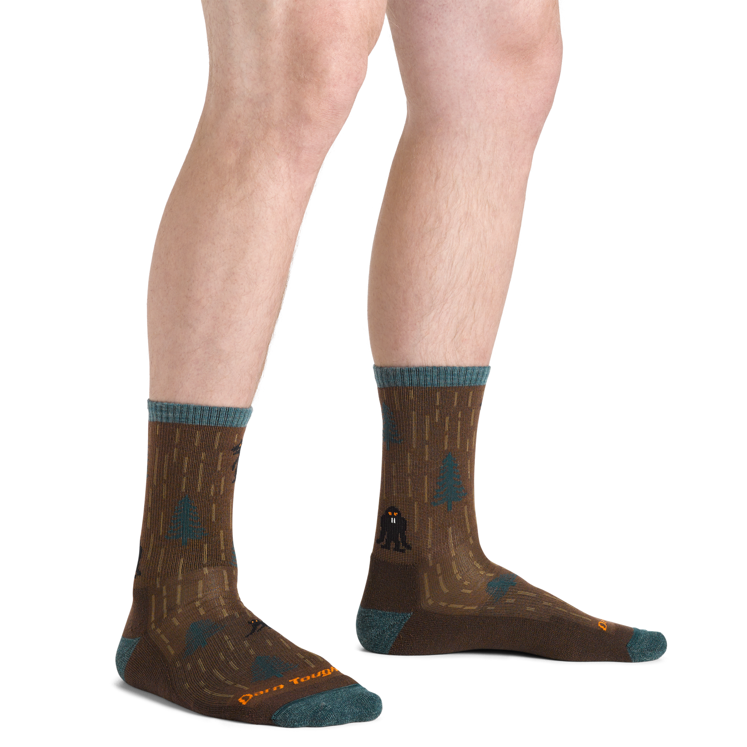 Darn Tough Merino Wool Men's Yarn Goblin Micro Crew Lightweight Hiking Sock-Last Chance - Image 4
