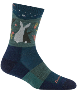 Darn Tough Merino Wool Women's Critter Club Micro Crew Lightweight Hiking Socks