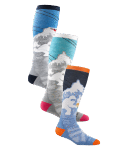 Darn Tough Merino Wool Yeti Over-the-Calf Midweight Ski & Snowboard Multi-Pack