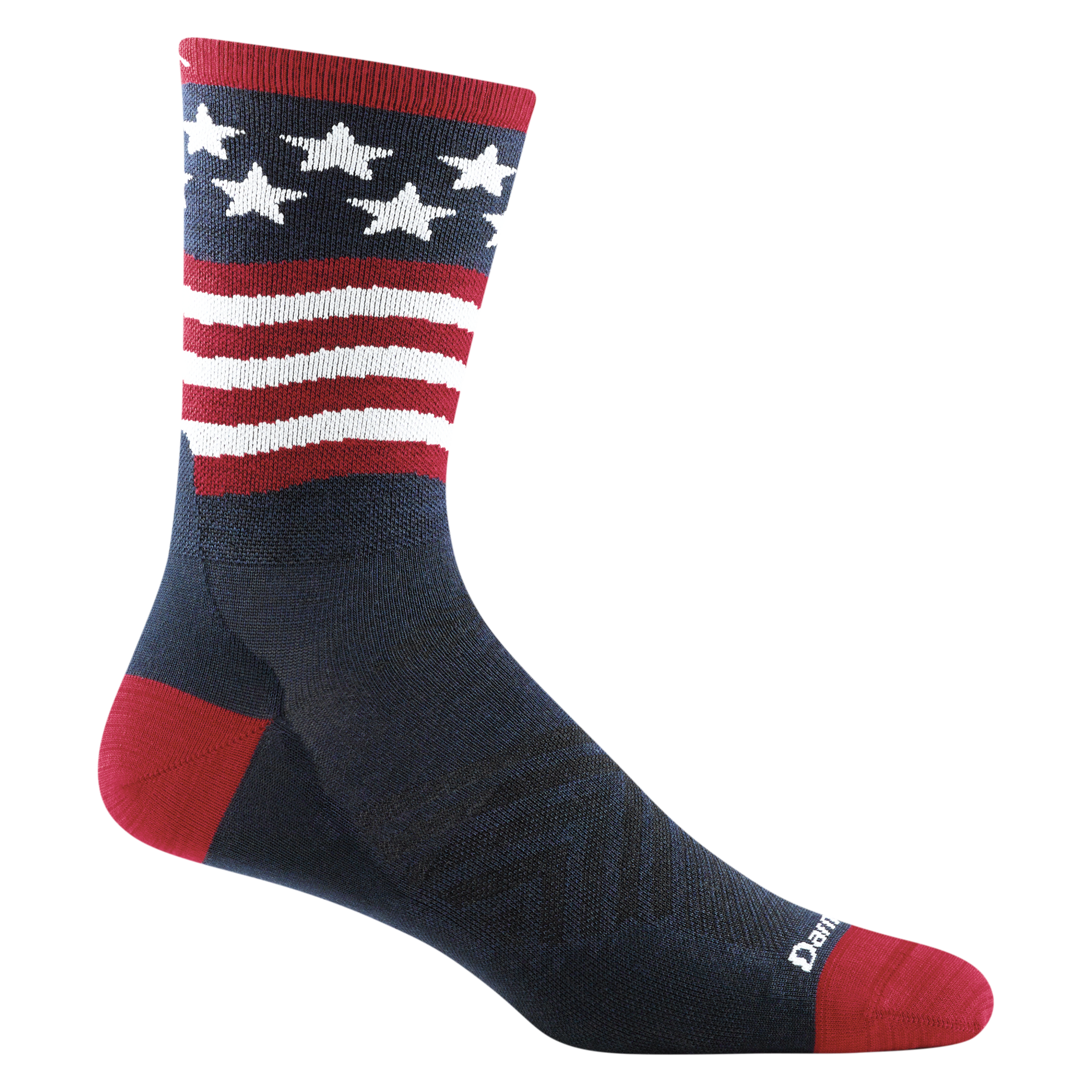 Darn Tough Merino Wool Men's Patriot Micro Crew Ultra-Lightweight Running Socks