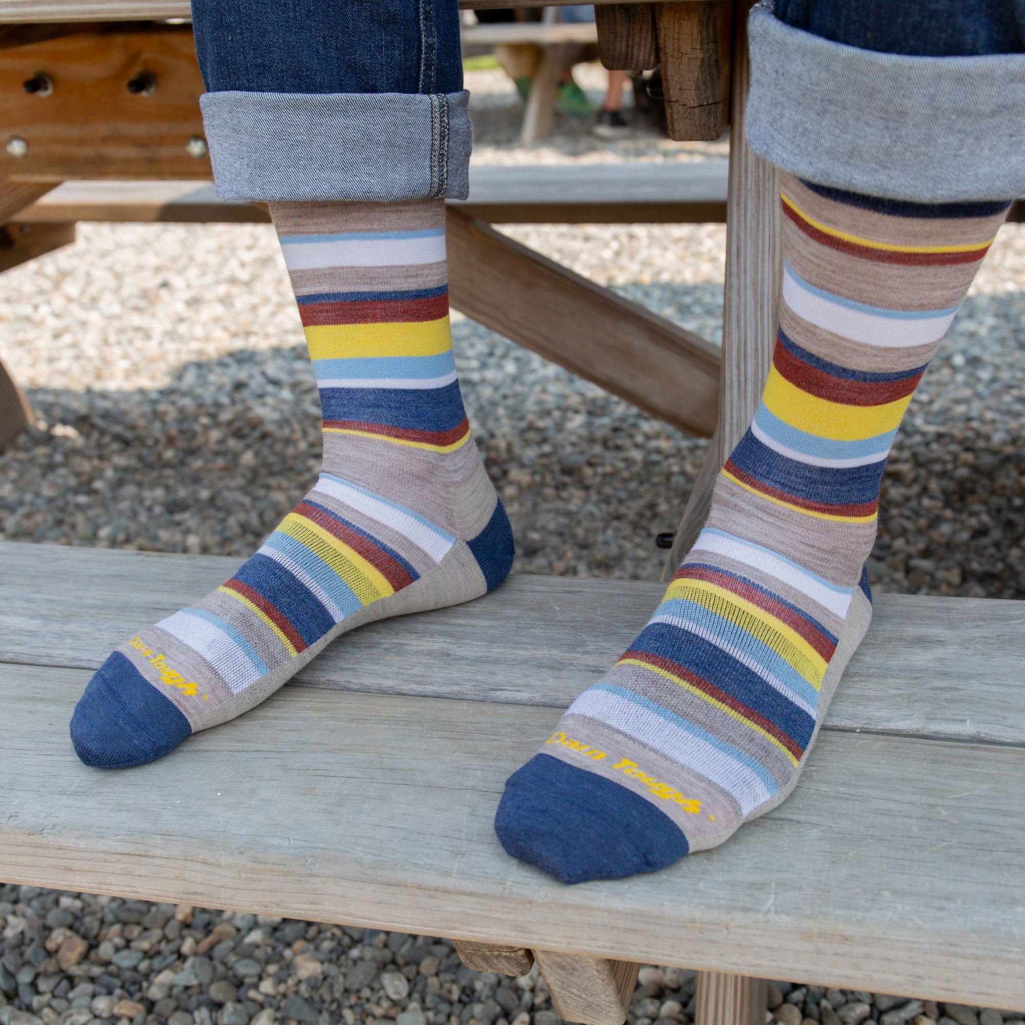 Darn Tough Merino Wool Men's Druid Crew Lightweight Lifestyle Socks - Image 6