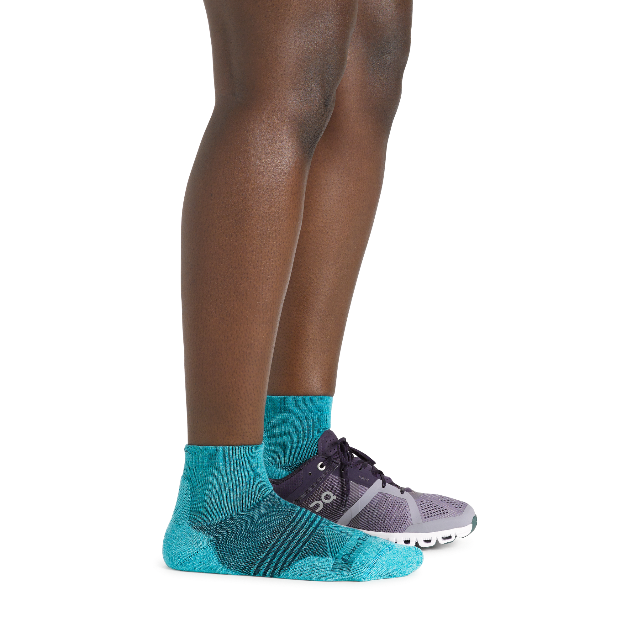 Darn Tough Merino Wool Women's Element Quarter Lightweight Running Sock - Last Chance - Image 3