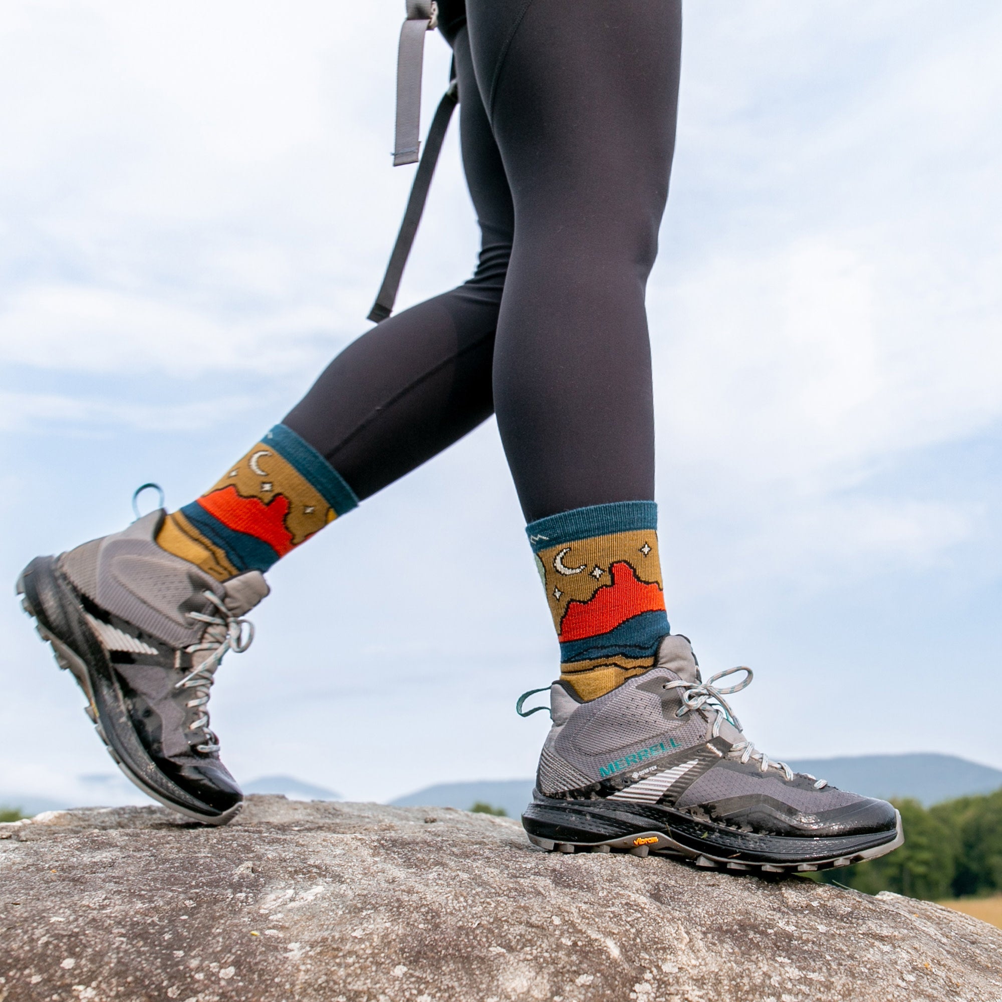 Darn Tough Merino Wool Women's Celeste Micro Crew Midweight Hiking Socks- Last Chance - Image 3