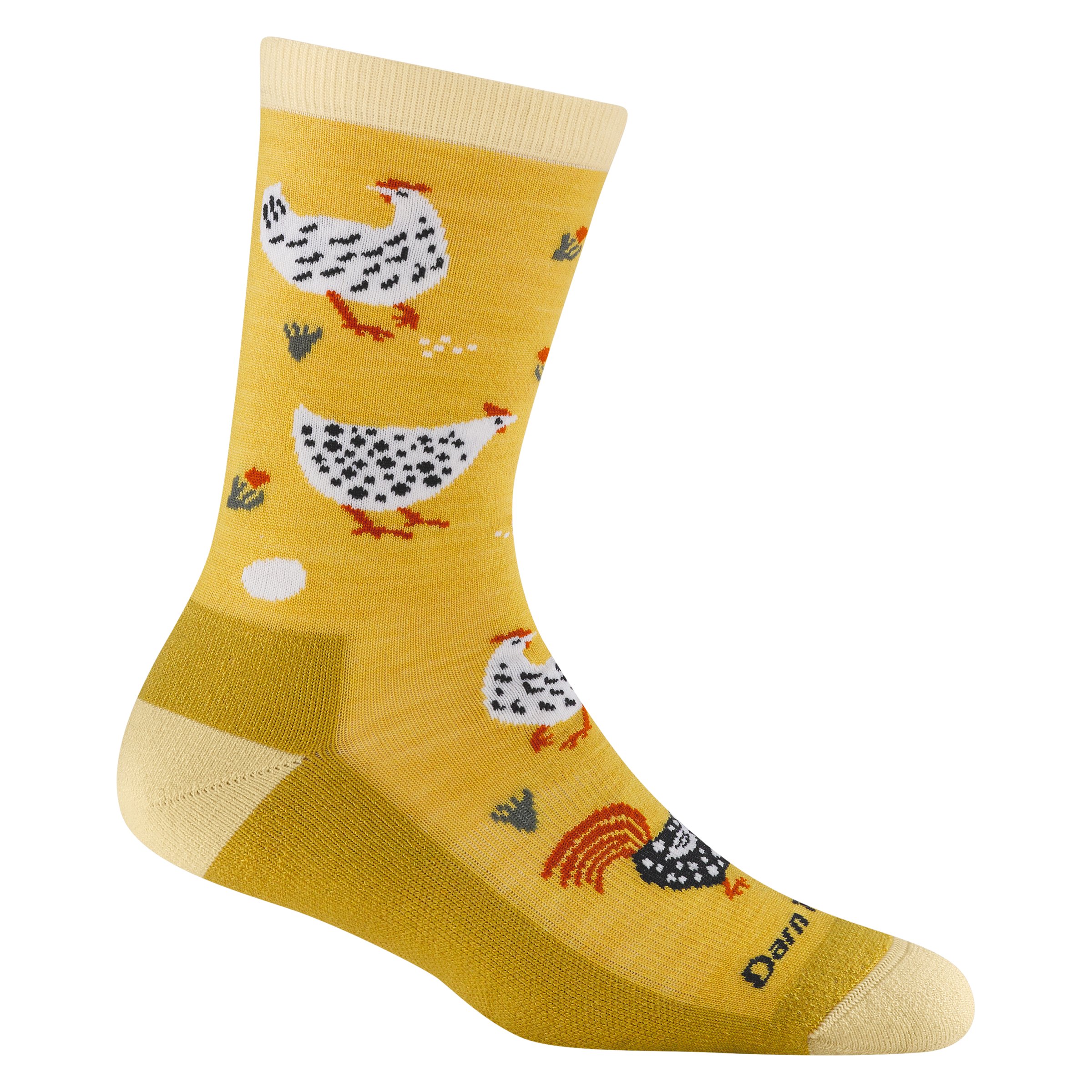 Darn Tough Merino Wool Women's Mother Clucker Crew Lightweight Lifestyle Socks - Image 2