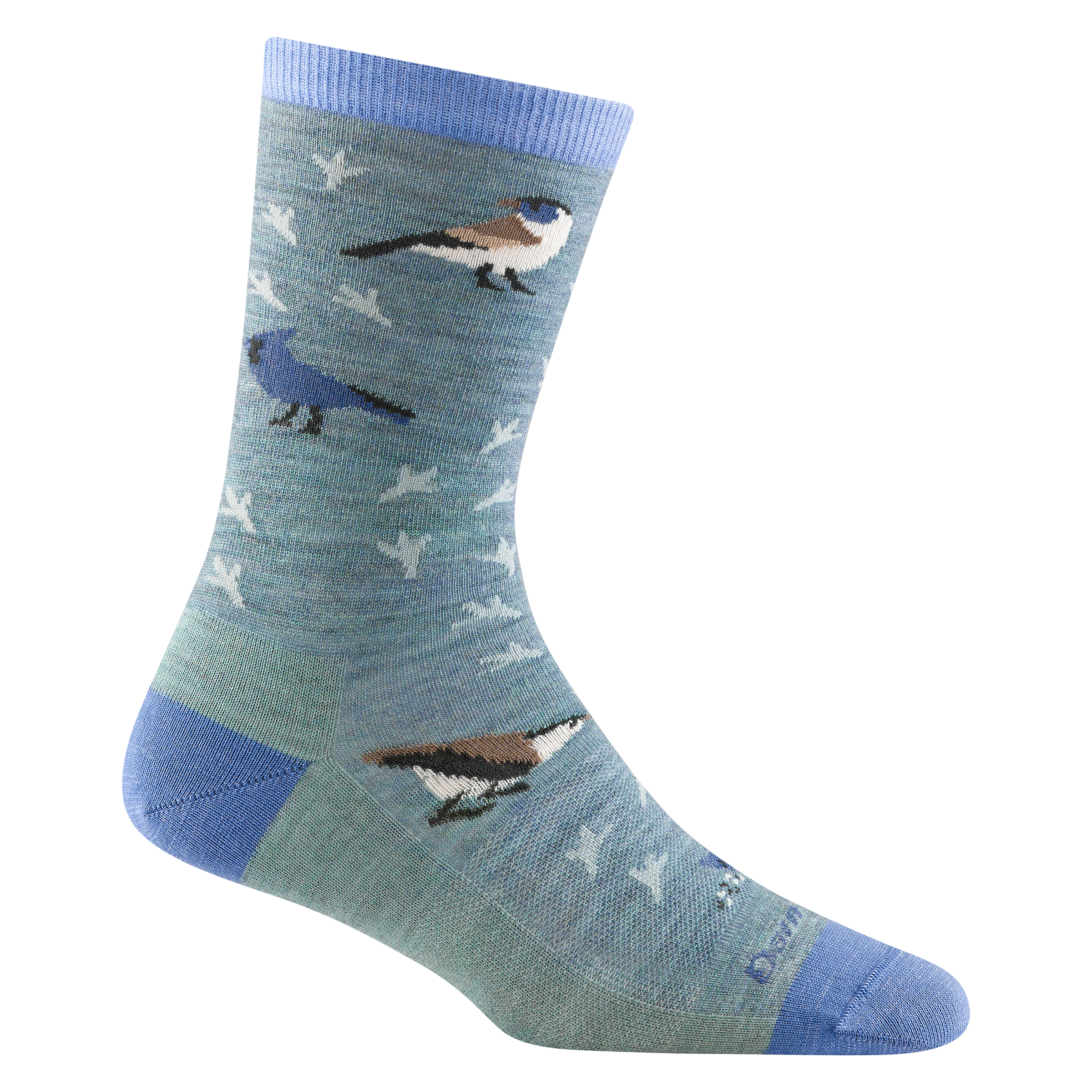 Darn Tough Merino Wool Women's Twitterpated Crew Lightweight Lifestyle Sock-Last Chance - Image 2