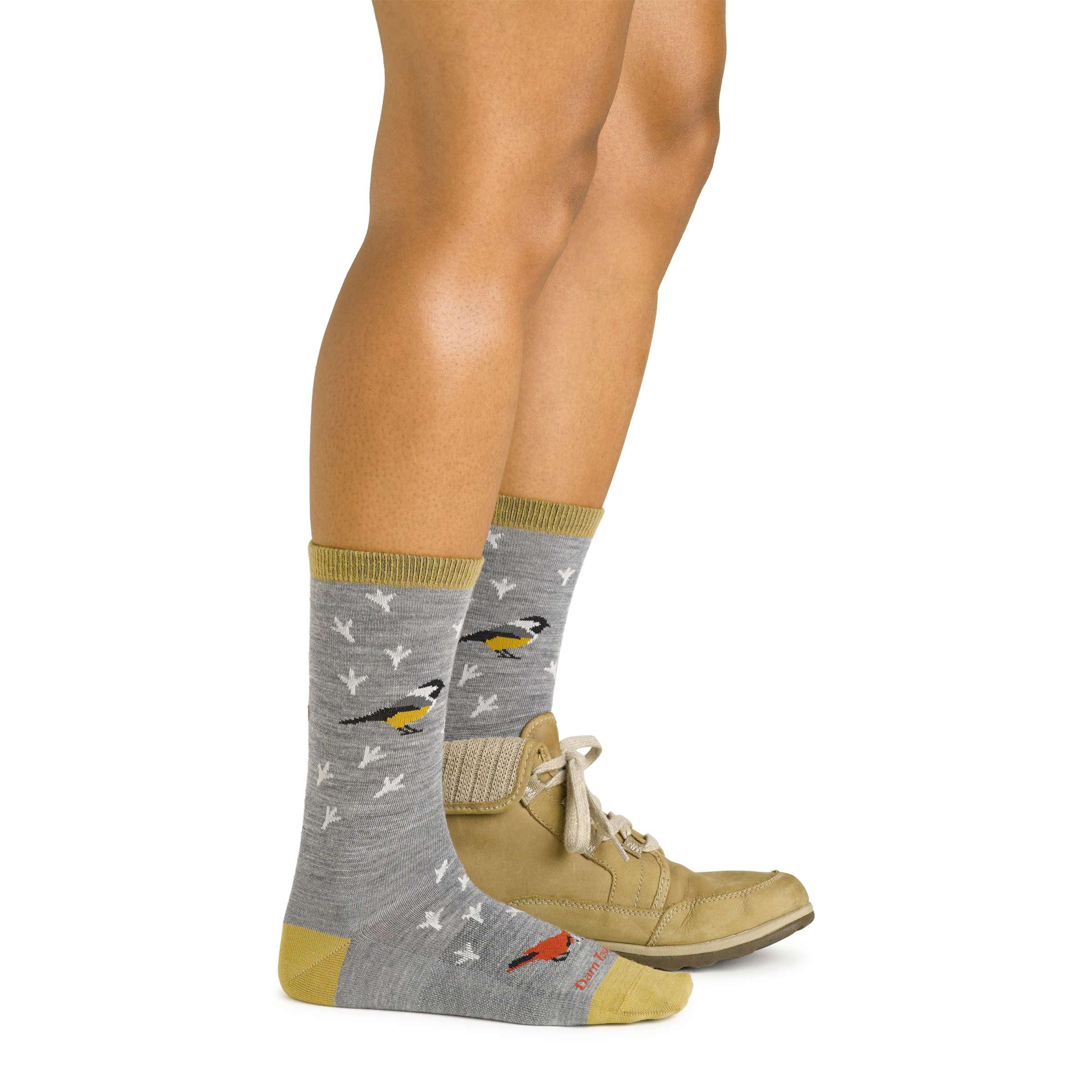 Darn Tough Merino Wool Women's Twitterpated Crew Lightweight Lifestyle Sock-Last Chance - Image 5