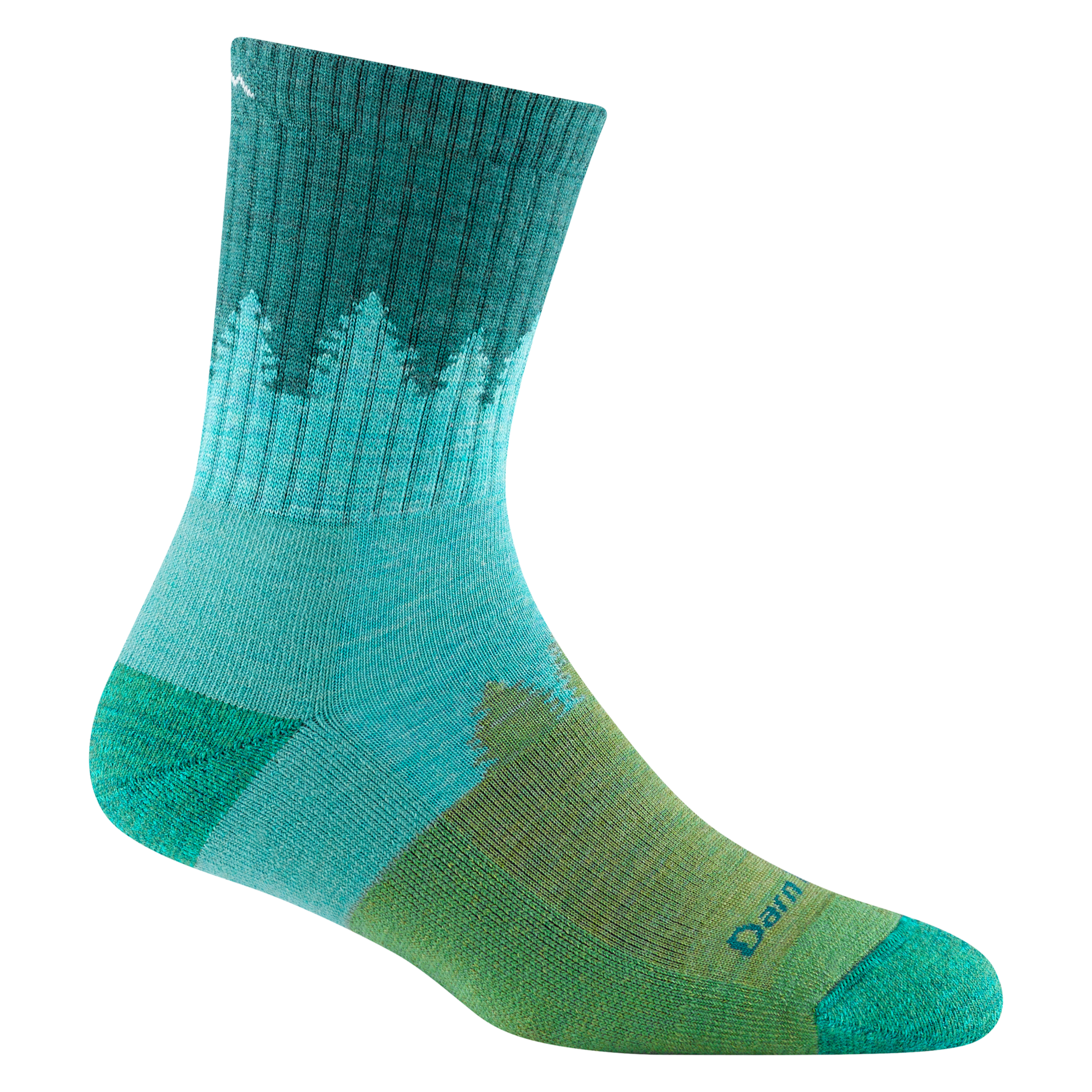 Darn Tough Merino Socks Women's Treeline Micro Crew Midweight Hiking Socks - Image 7