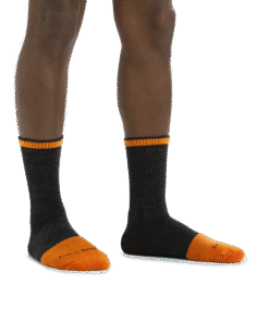 Alternative view of Darn Tough Merino Wool Men's Steely Micro Crew  Midweight Work Sock
