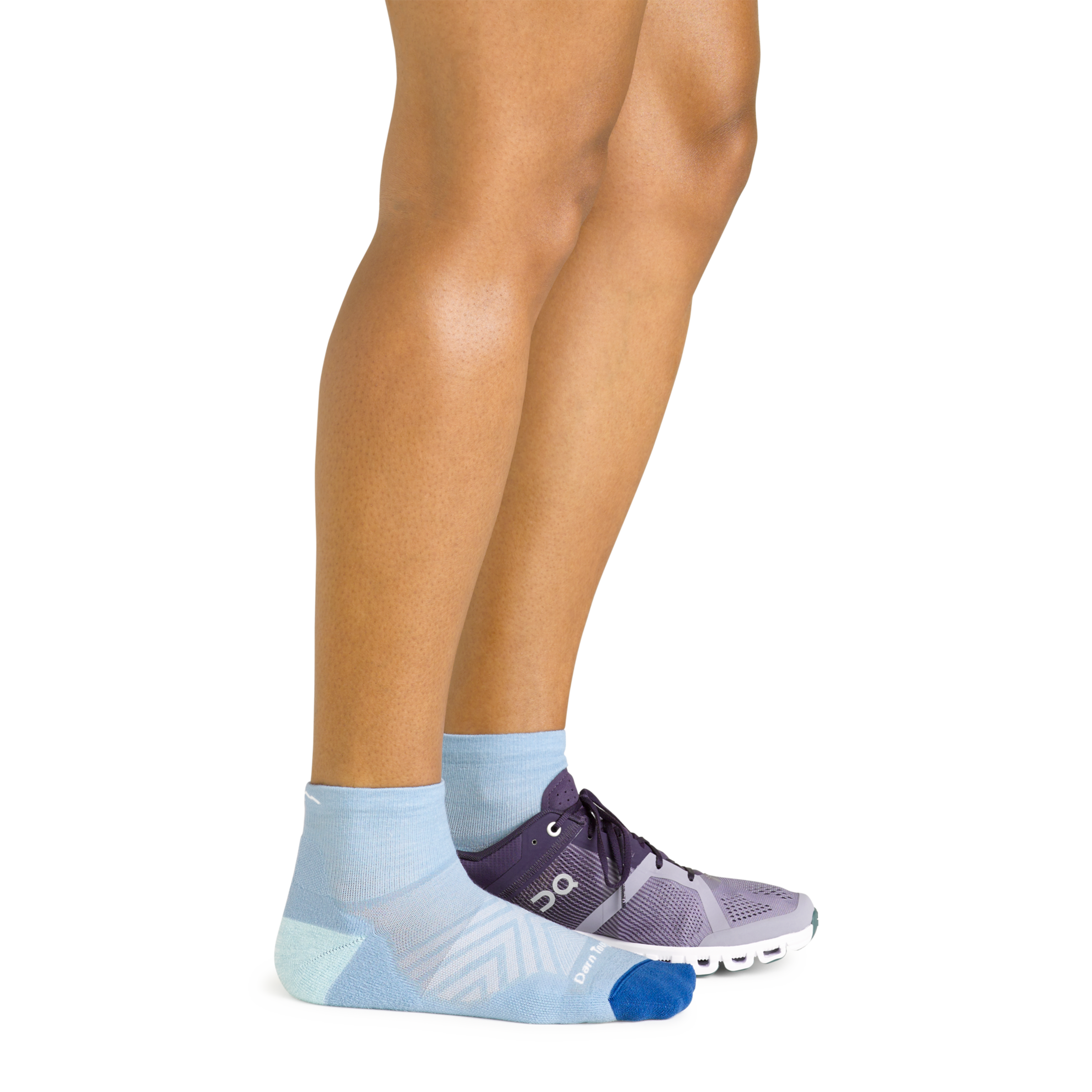 Darn Tough Merino Wool Women's Run Quarter Cushioned Ultra-Lightweight Running Socks - Image 6
