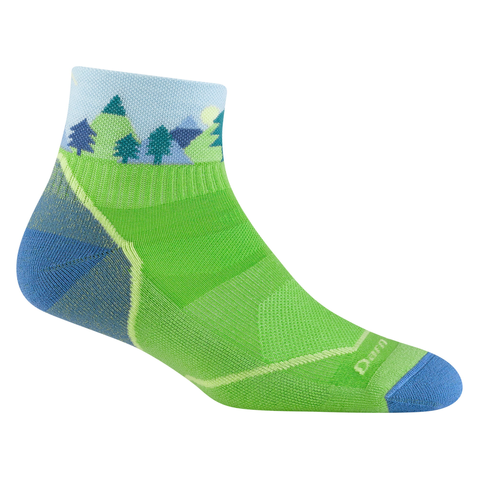 Darn Tough Merino Wool Kids Quest Quarter Lightweight Hiking Socks - Image 2
